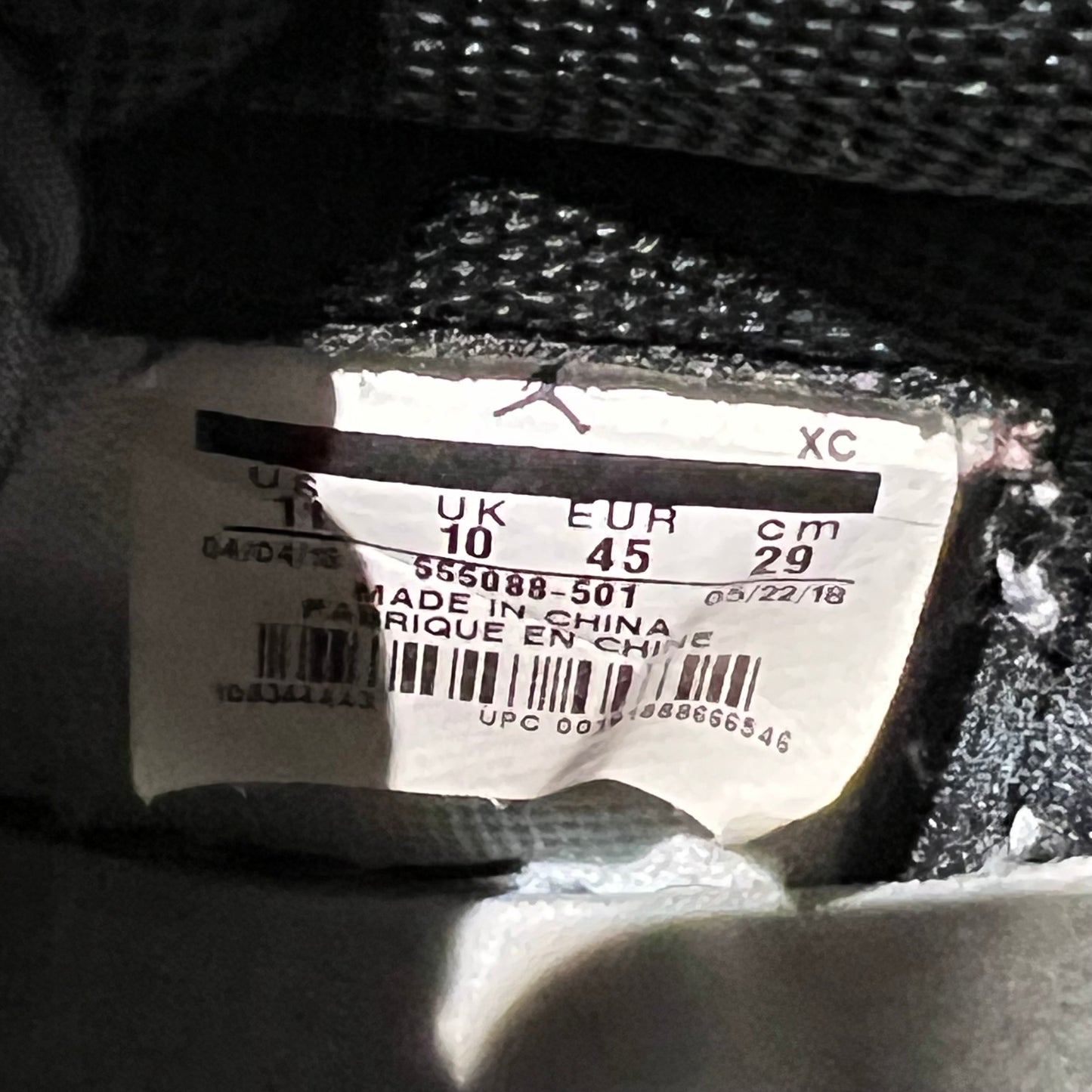 Jordan 1 Court Purple (2018) Size 11 USED s18562
