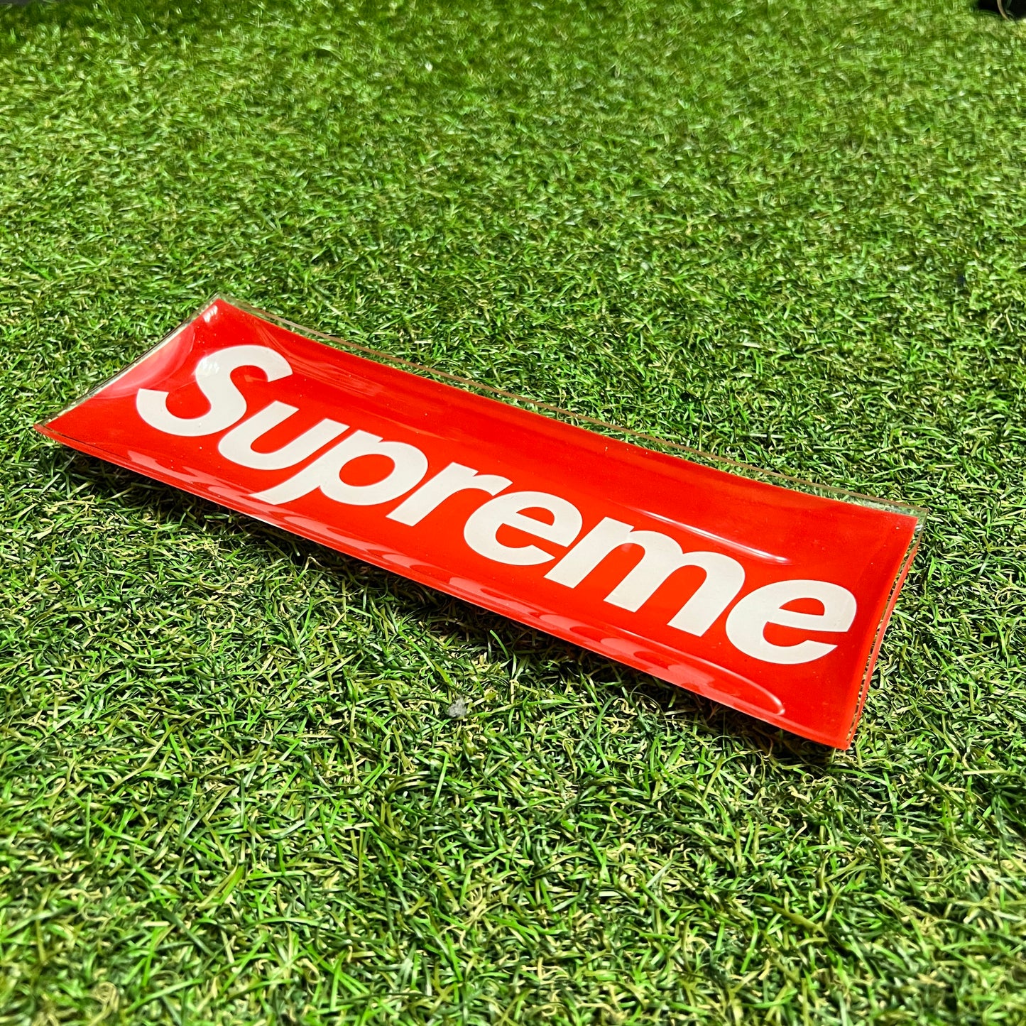 Supreme 2013 Glass Ash Tray Red USED x13535