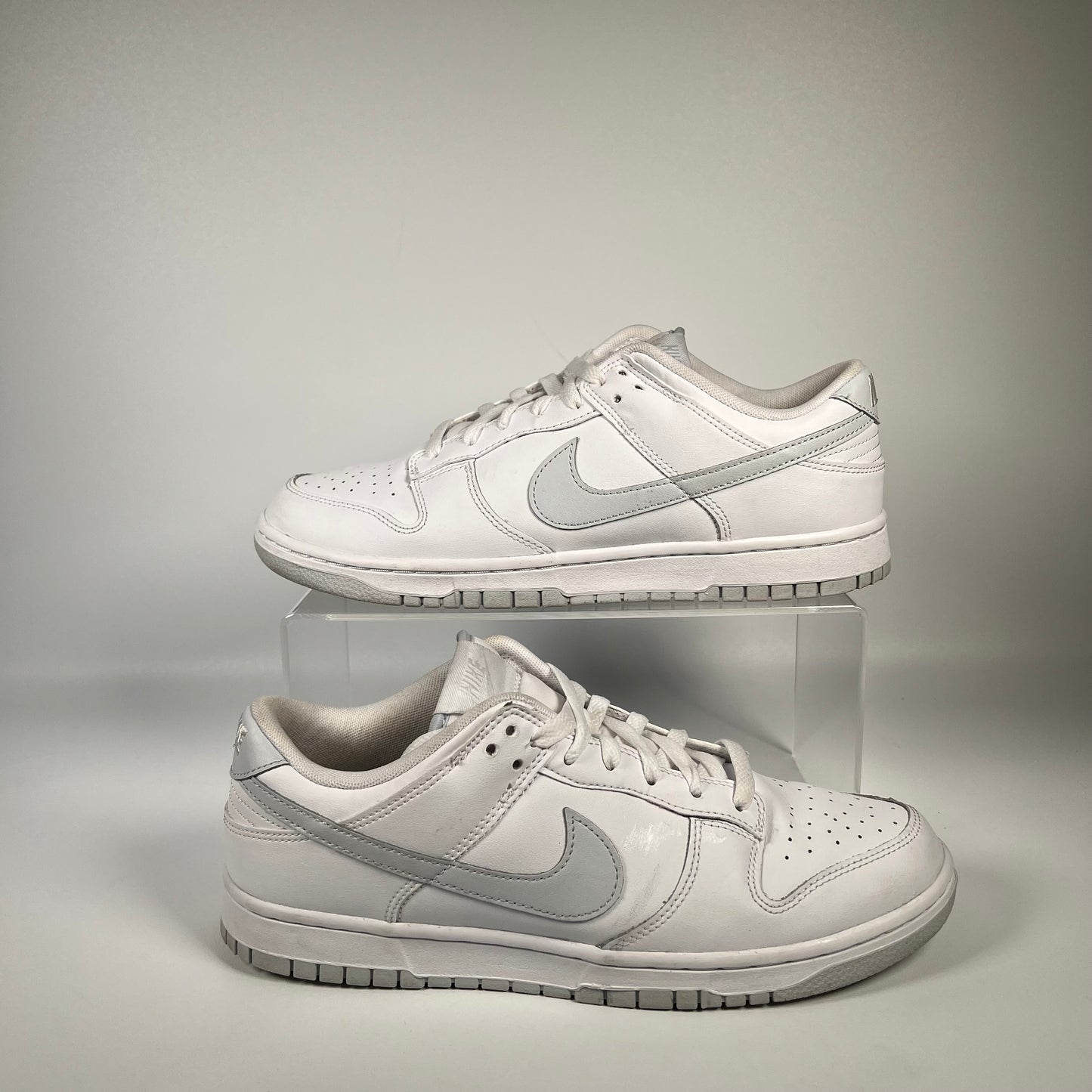 Nike Dunk Low White Pure Platinum (2022) Size 10 USED s17870