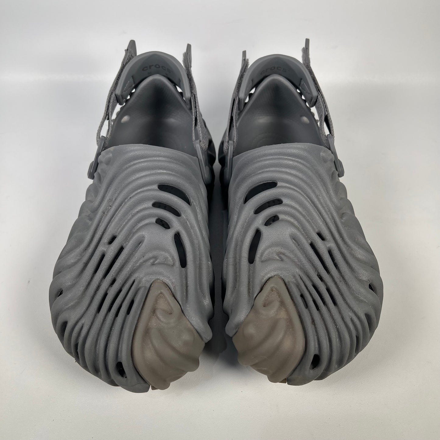 Crocs X Salehe Bembury Pollex Clog Grey (2021) Size 9 USED s17934