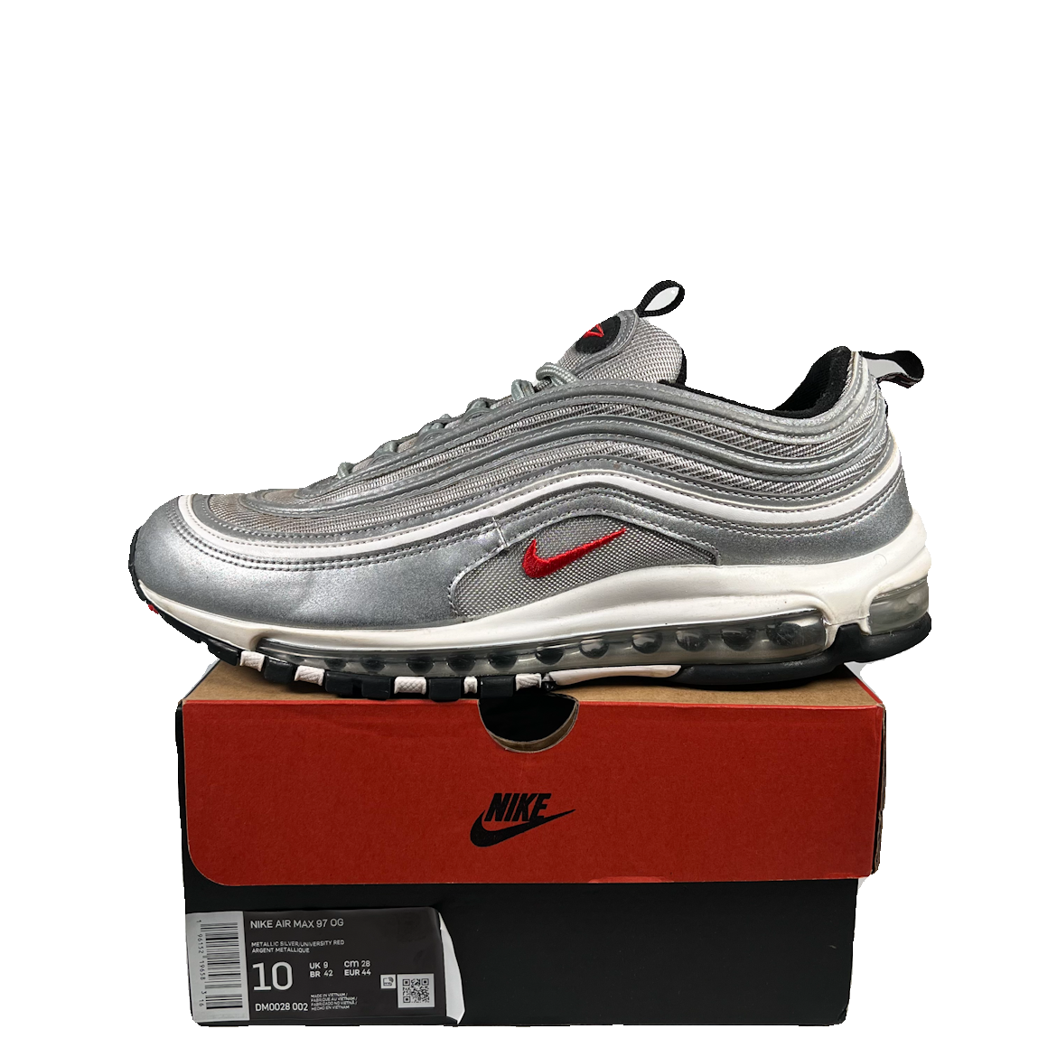 Nike Air Max 97 Silver Bullet (2022) Size 10 USED s18929