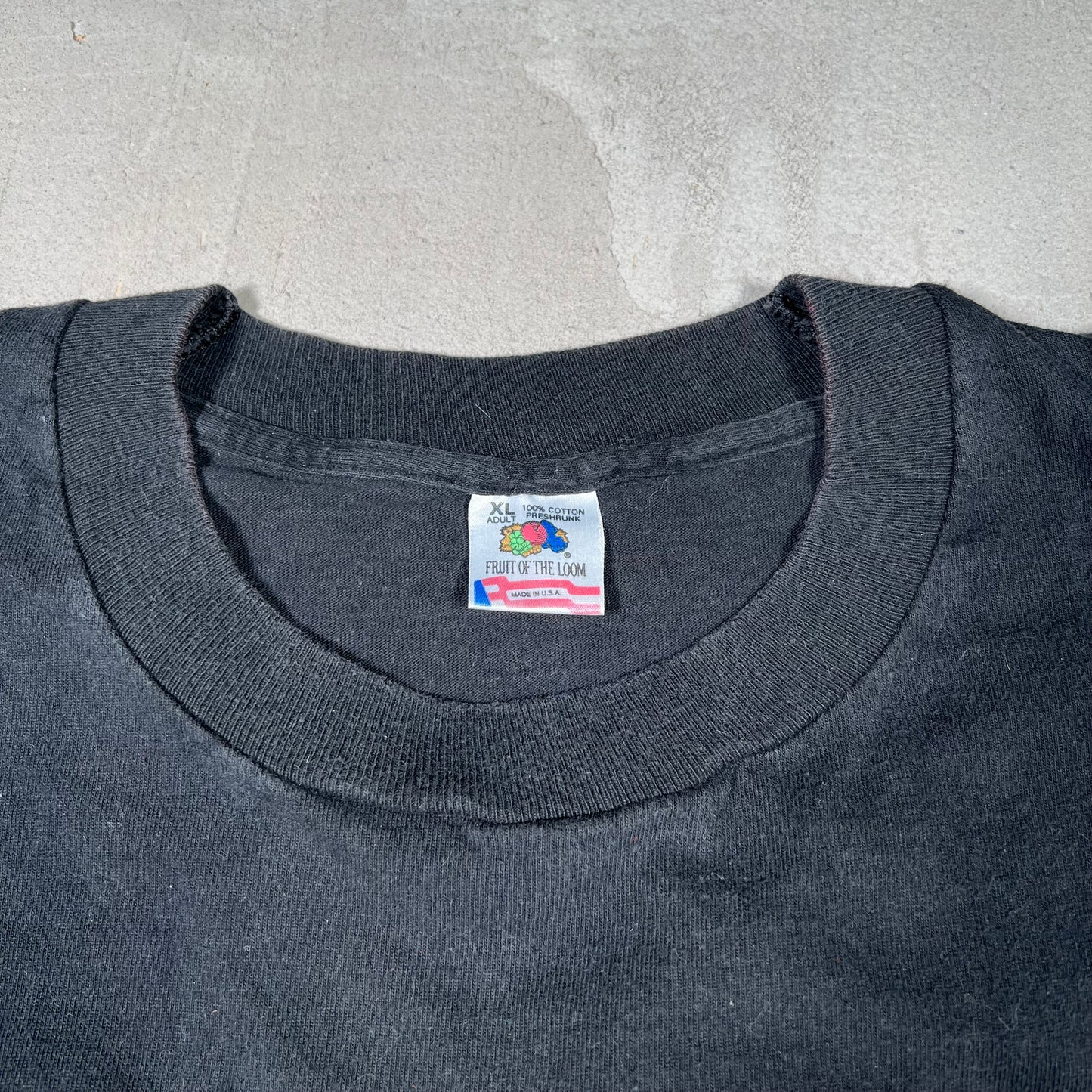 1990s Bob Marley "Redemption Song" Black Tee Size XL USED v19071
