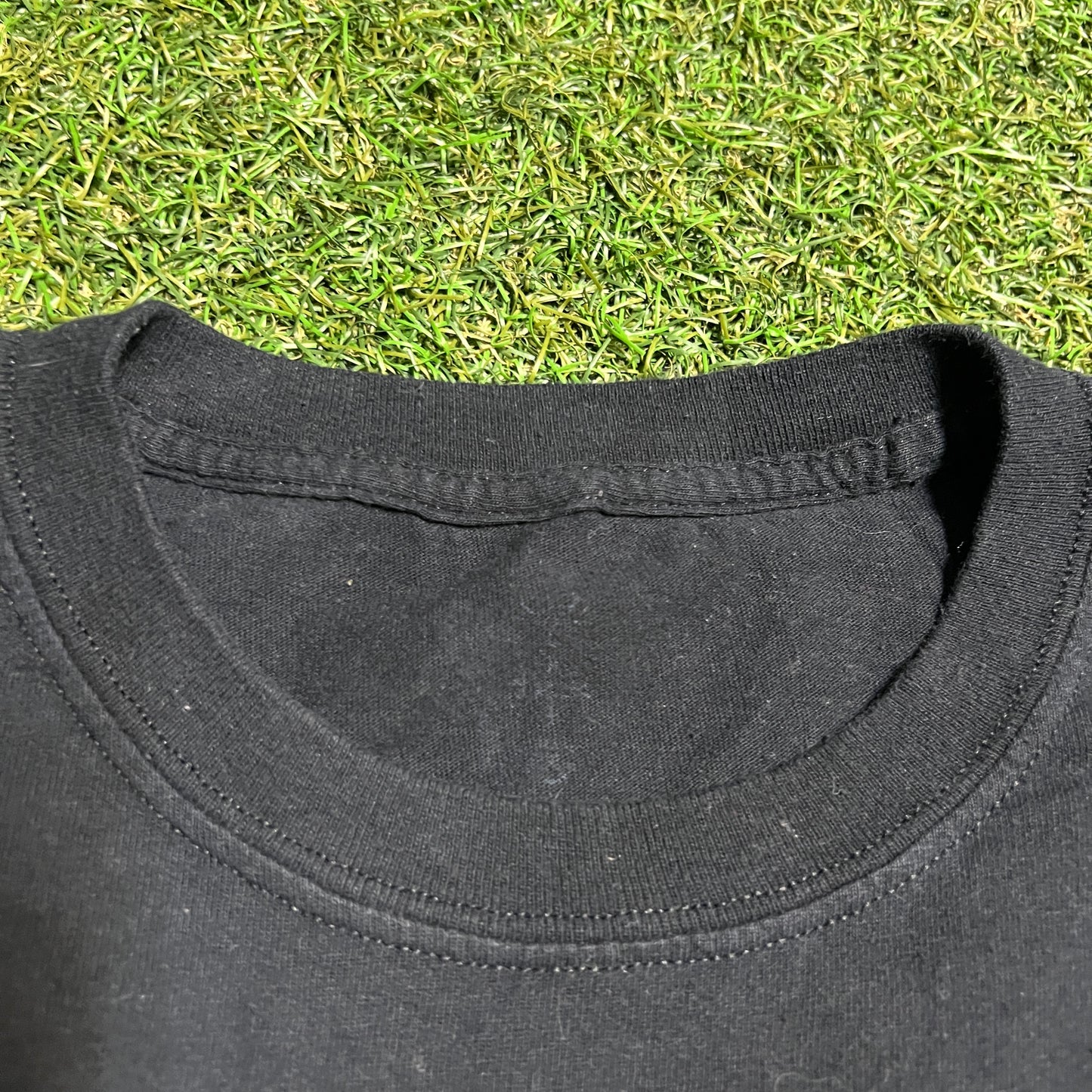 Travis Scott Fragment "Danger" Black Tee Size Large USED x13679
