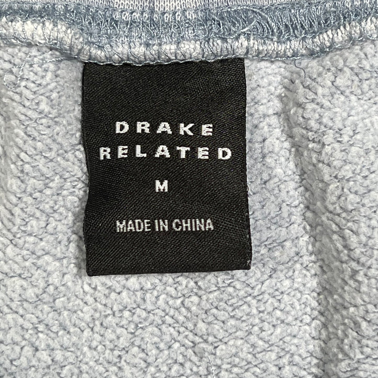 Drake Related Light Blue Sweatpants Size Medium USED x14309