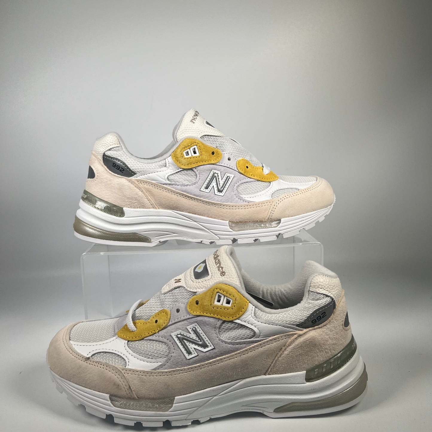 New Balance 992 PaperBoy Fried Egg (2021) Size 8 NEW s18549