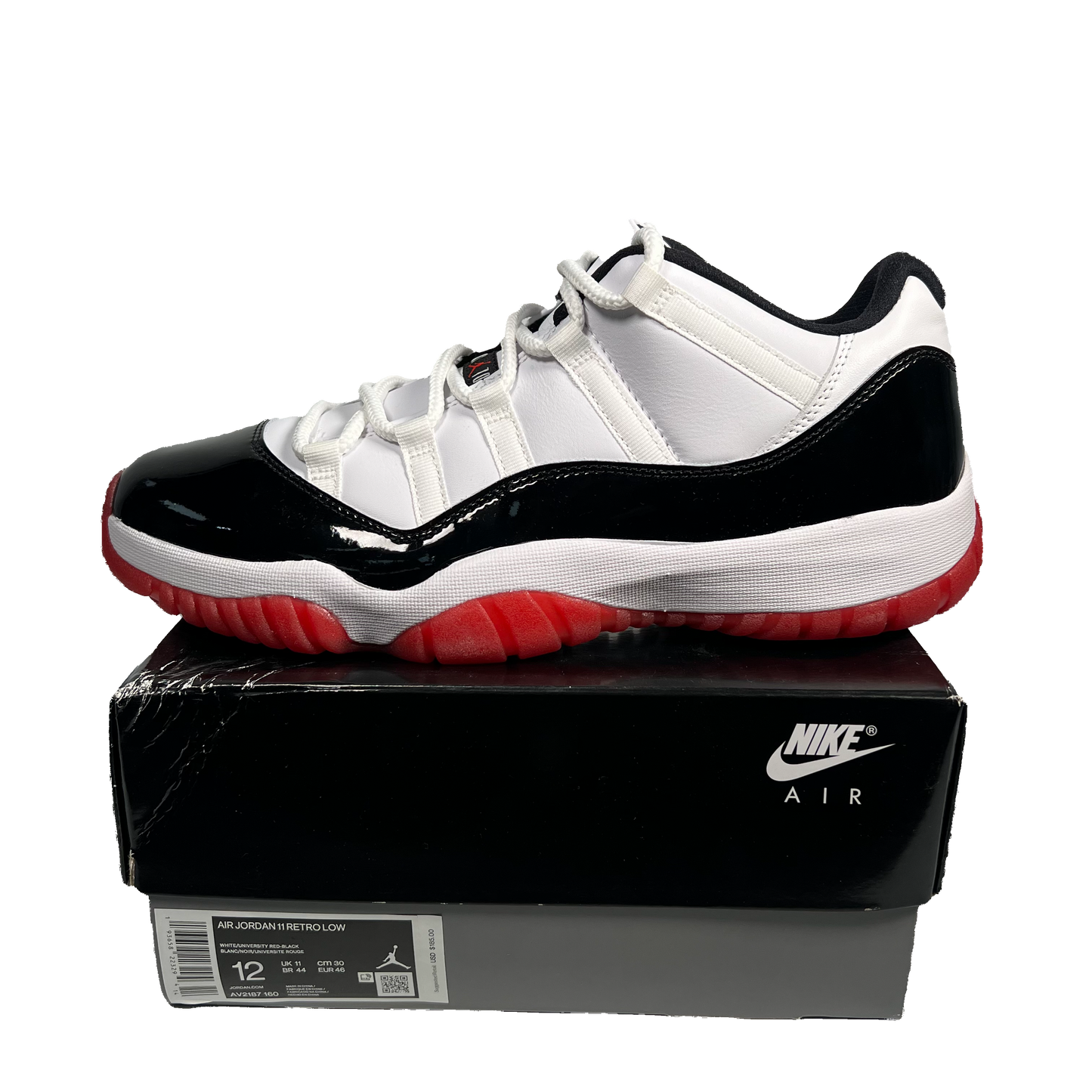 Jordan 11 Low Concord Bred (2020) Size 12 NEW s17772