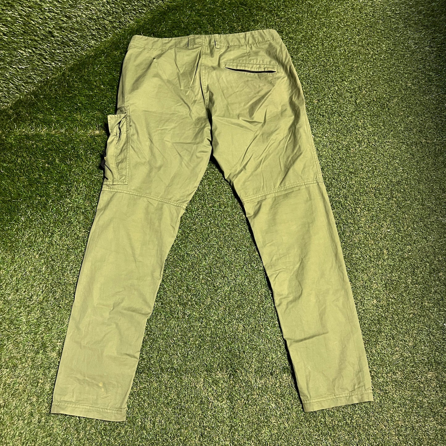 Stone Island Green Cargo Pants Size 34 USED x14057