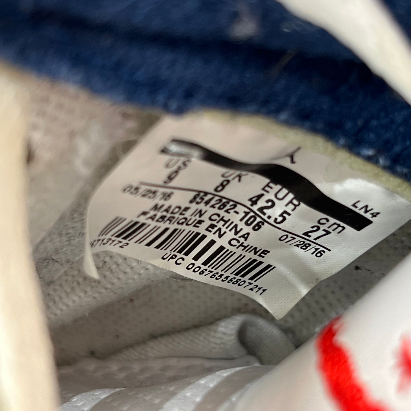 Jordan 3 True Blue (2016) Size 9 USED s18851