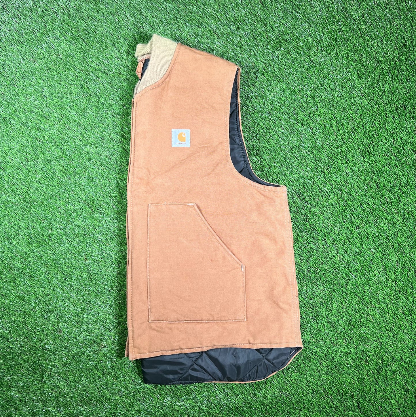 1990s Carhartt Brown Vest Size XXL USED V17063