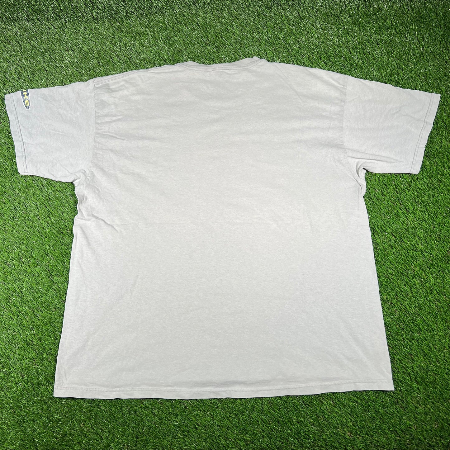 1990s Nike White Tag Grey Tee Size XL USED v16818