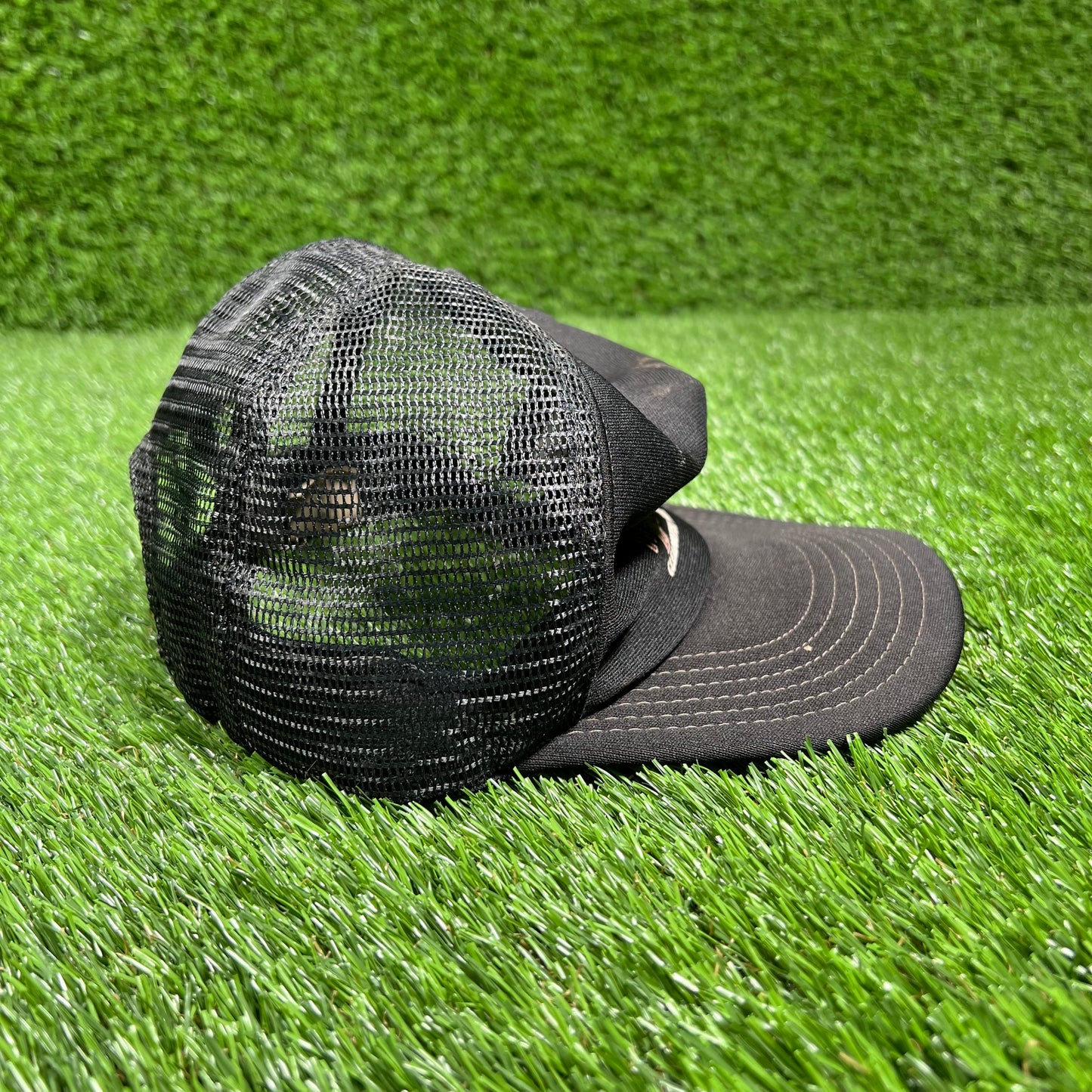 1990s Harley Davidson "Fletcher's" Black Trucker Hat USED v16930