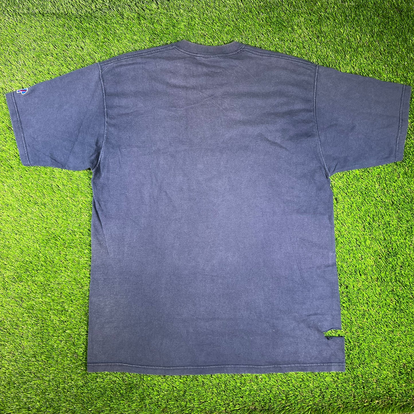 1999 Boston Red Sox Skyline Navy Blue Tee Size XL USED v16678