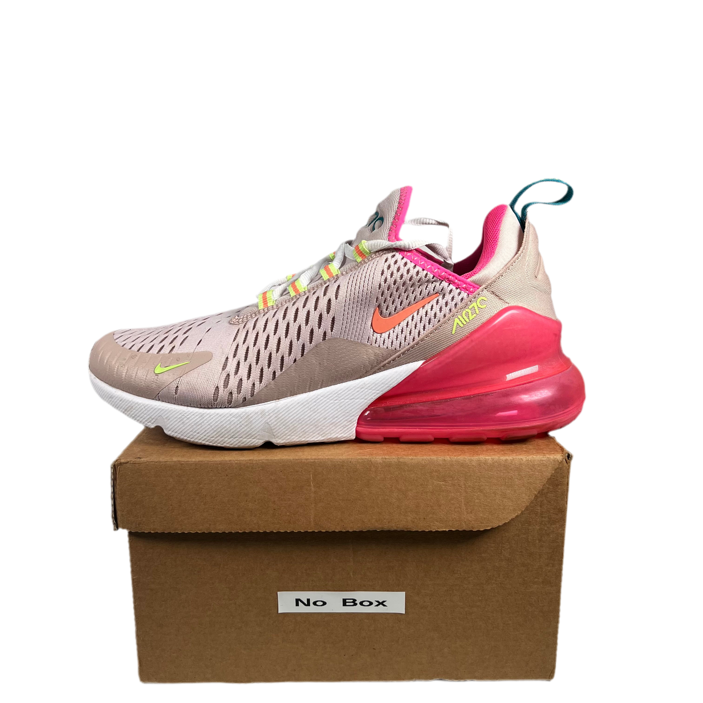 Nike Air Max 270 Barely Rose Stone Mauve (2020) Size 7m / 8.5w USED s17931
