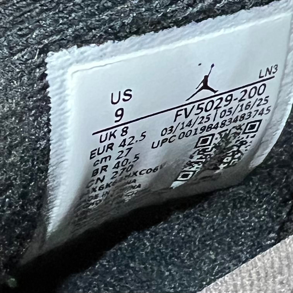 Jordan 4 Cave Stone (2025) Size 9 NEW s23780