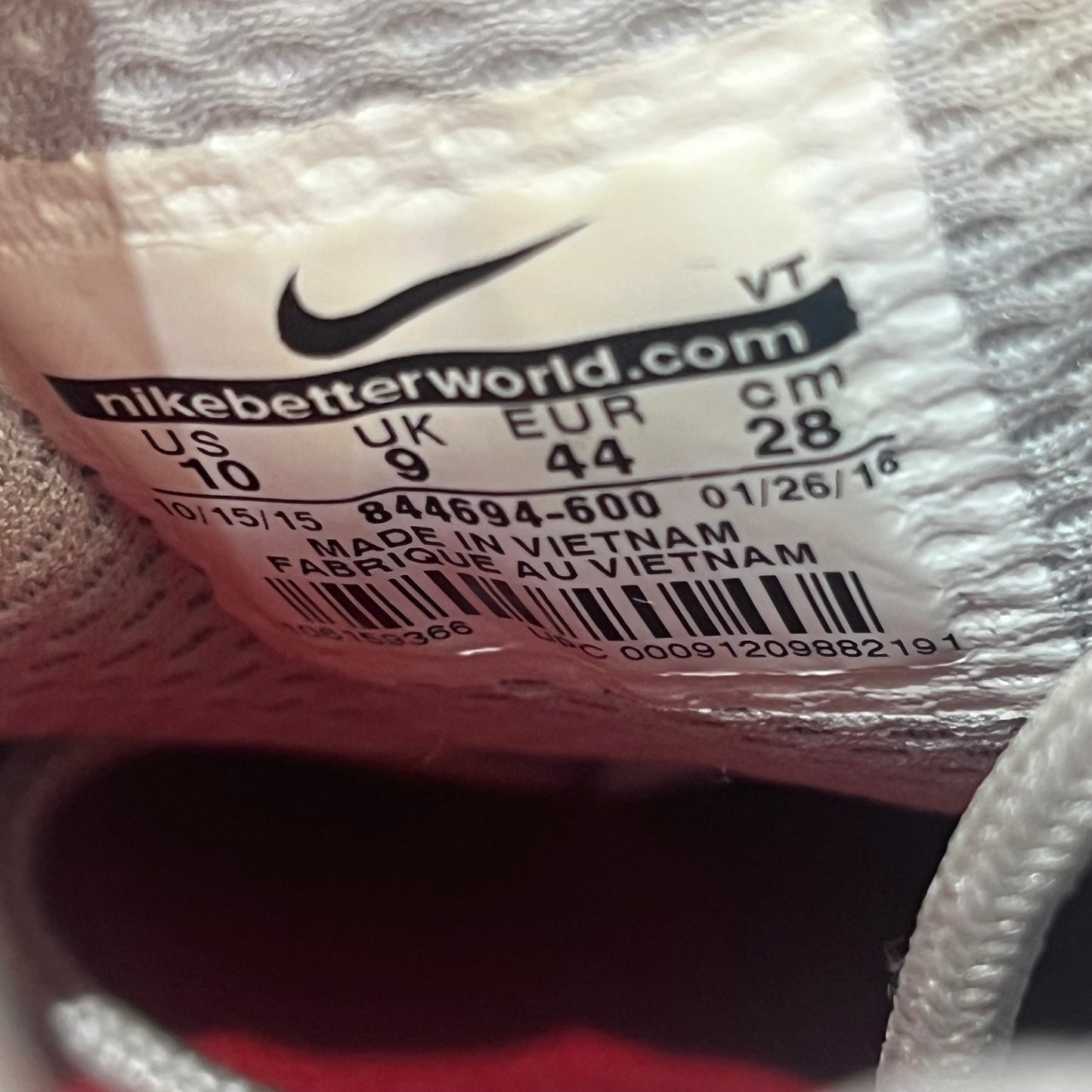 Nike Air Max 98 Supreme (2016) Size 10 USED s20995