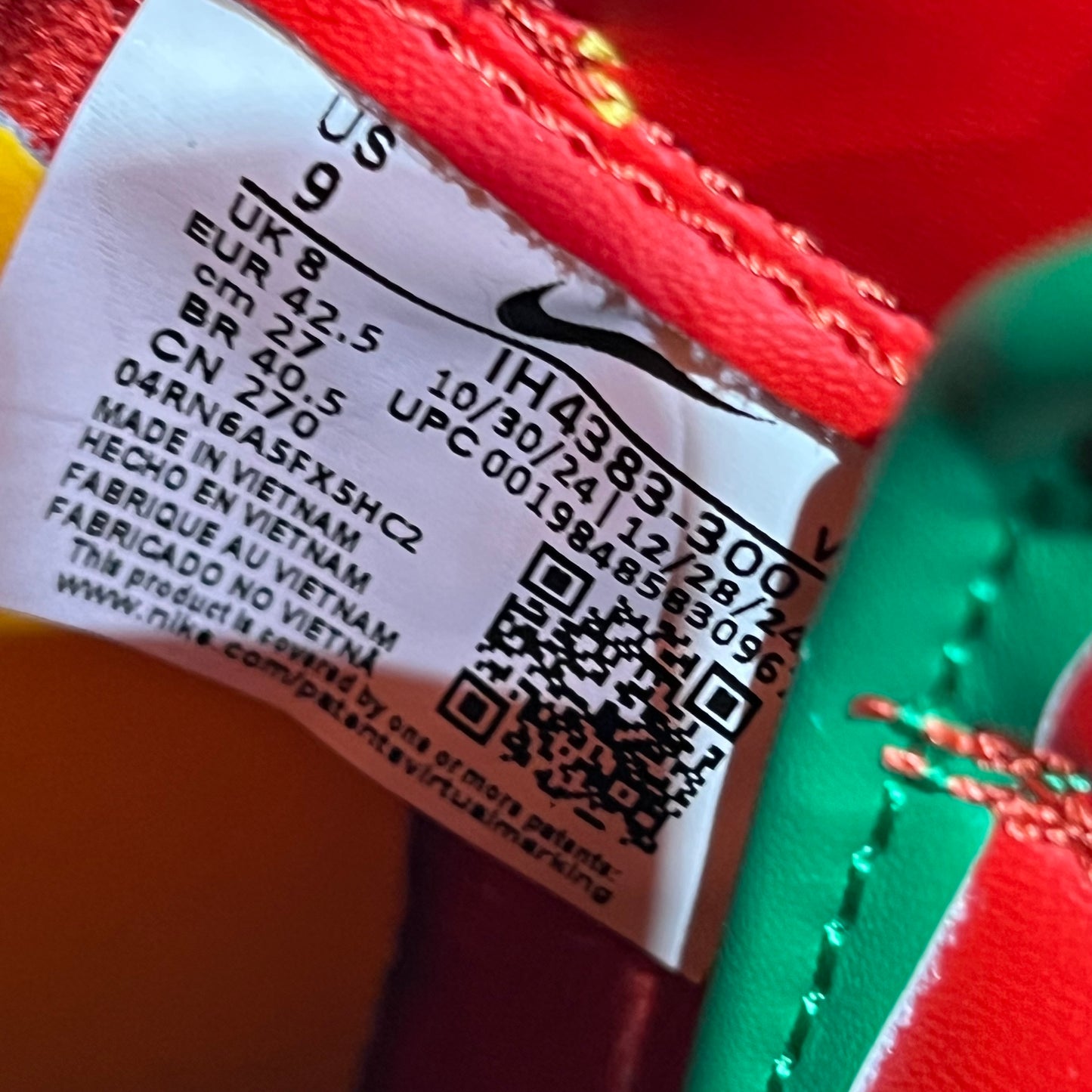 Nike Air Force One Low Lil Yachty Lucky Green (2025) Size 9 NEW s18614