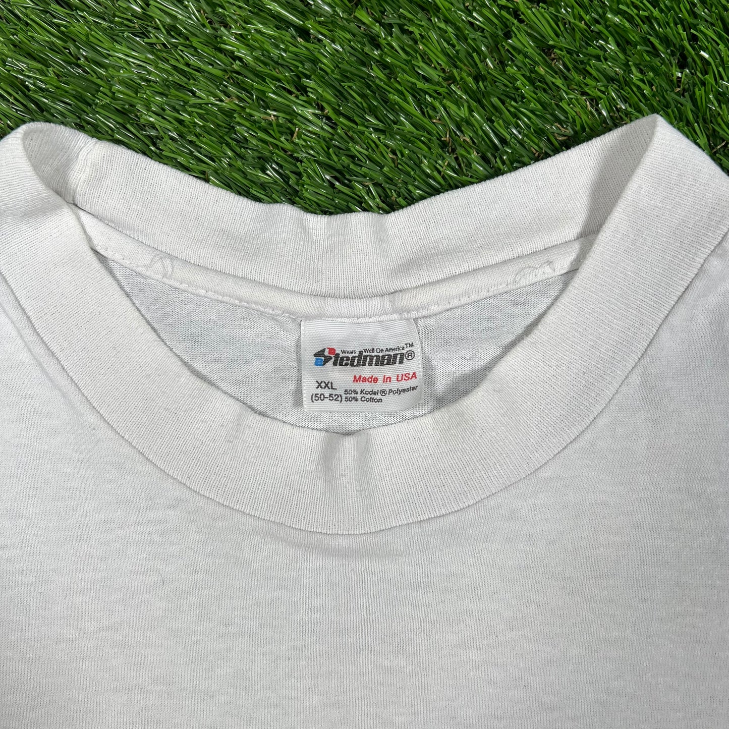 1990s Racing Collectibles White Logo Tee Size XXL USED v17344