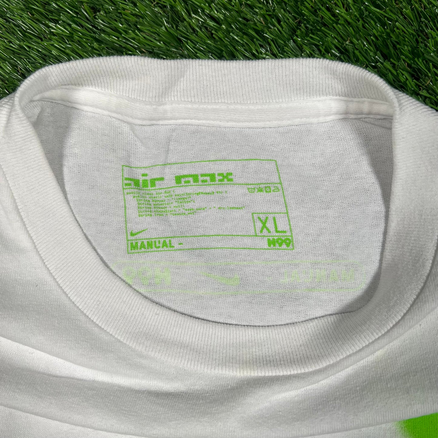 Nike Air Max Innovotion Rewred By Air White Tee Size XL USED v17533