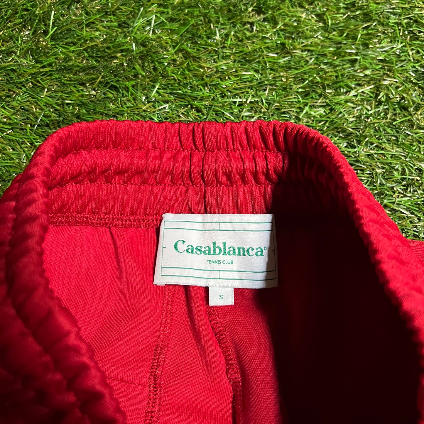 Casablanca Tennis Club Red Sweatpants Size Small USED x14155