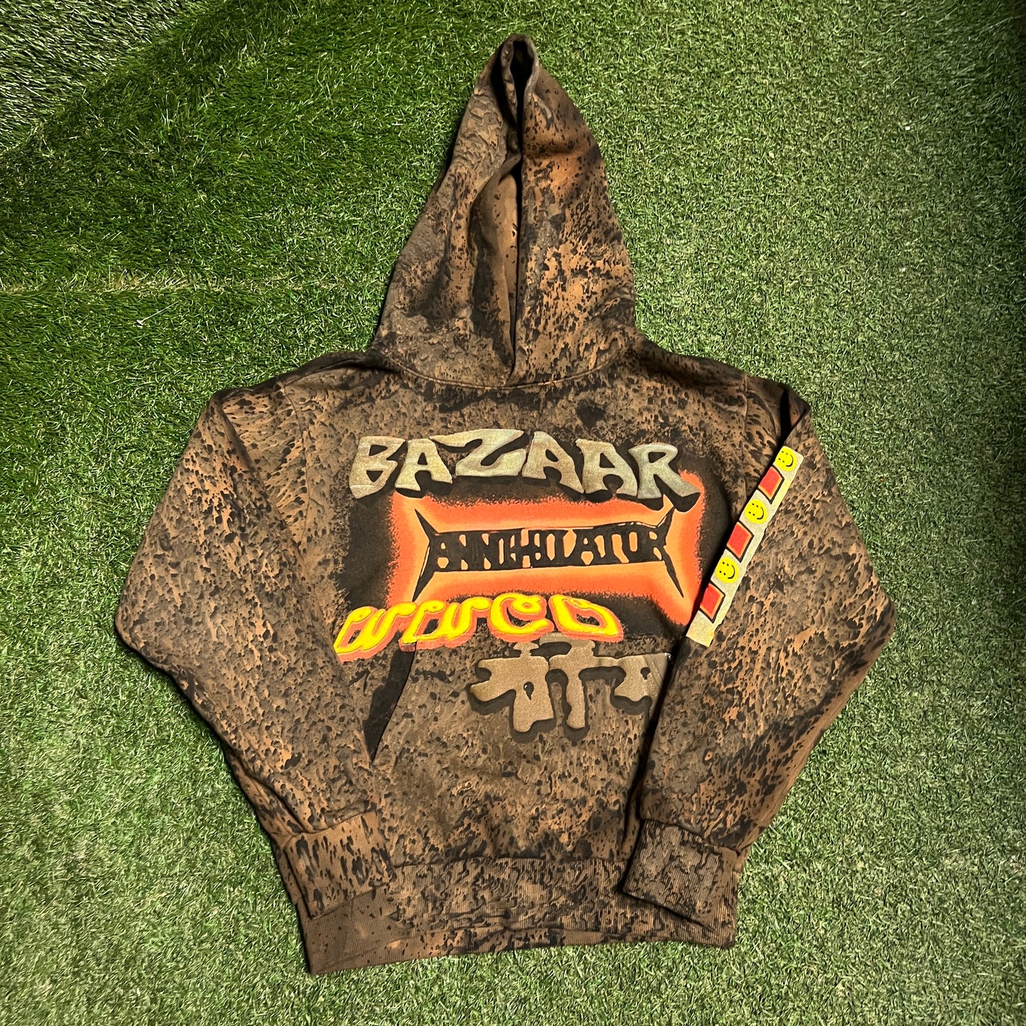 Travis Scott CPFM Complexcon Brown Hoodie Size Small USED x13304