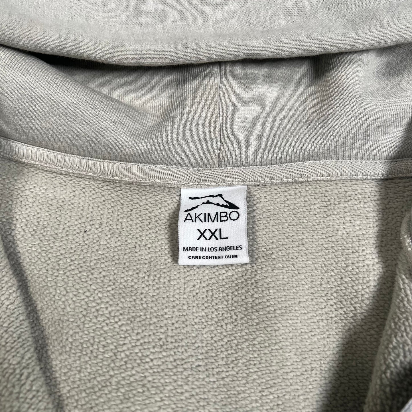 Eric Emanuel Akimbo Grey Hoodie Size XXL USED x15969