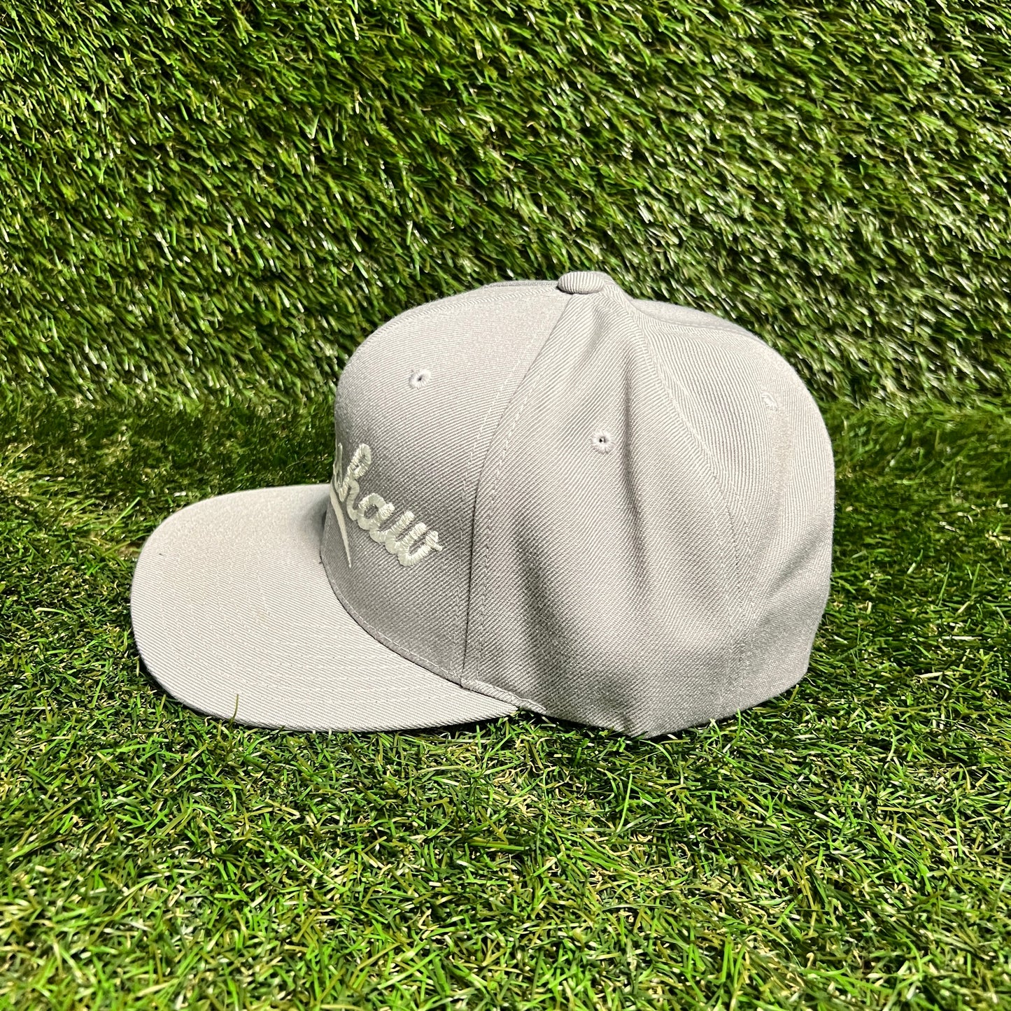 TMC Crenshaw White Logo Grey Hat One Size USED v15997