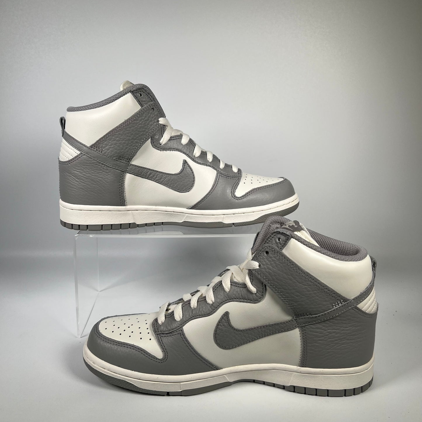Nike Dunk High (2012) Grey/White 317982123 Size 9 NEW s4299