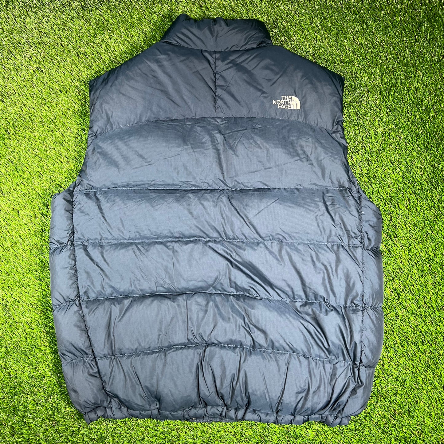 The North Face 700 Series Navy Blue Puffy Vest Size XL USED v16779