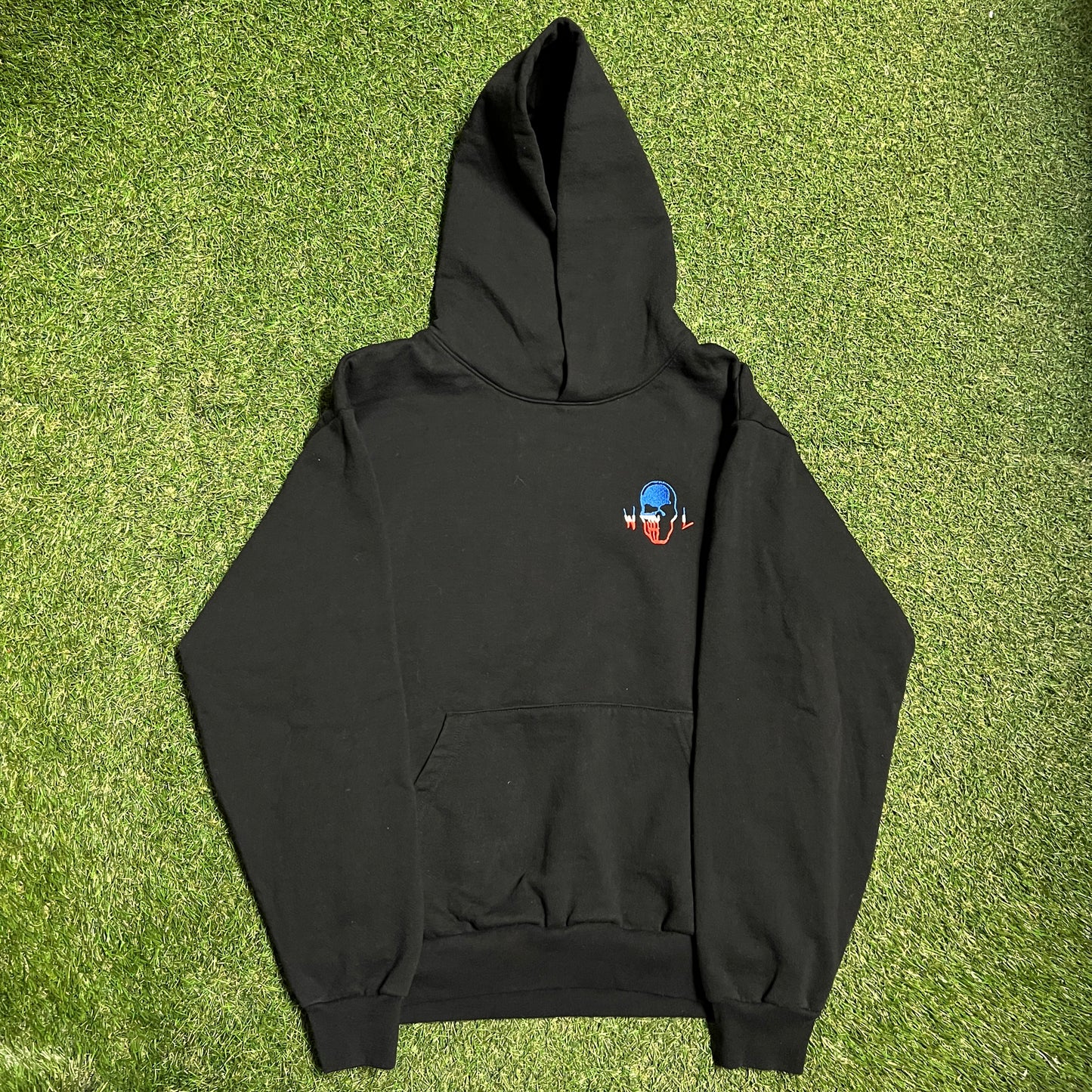 Warren Lotas Brooklyn Nets Something Is Brewing Black Hoodie Size Medium USED x13500