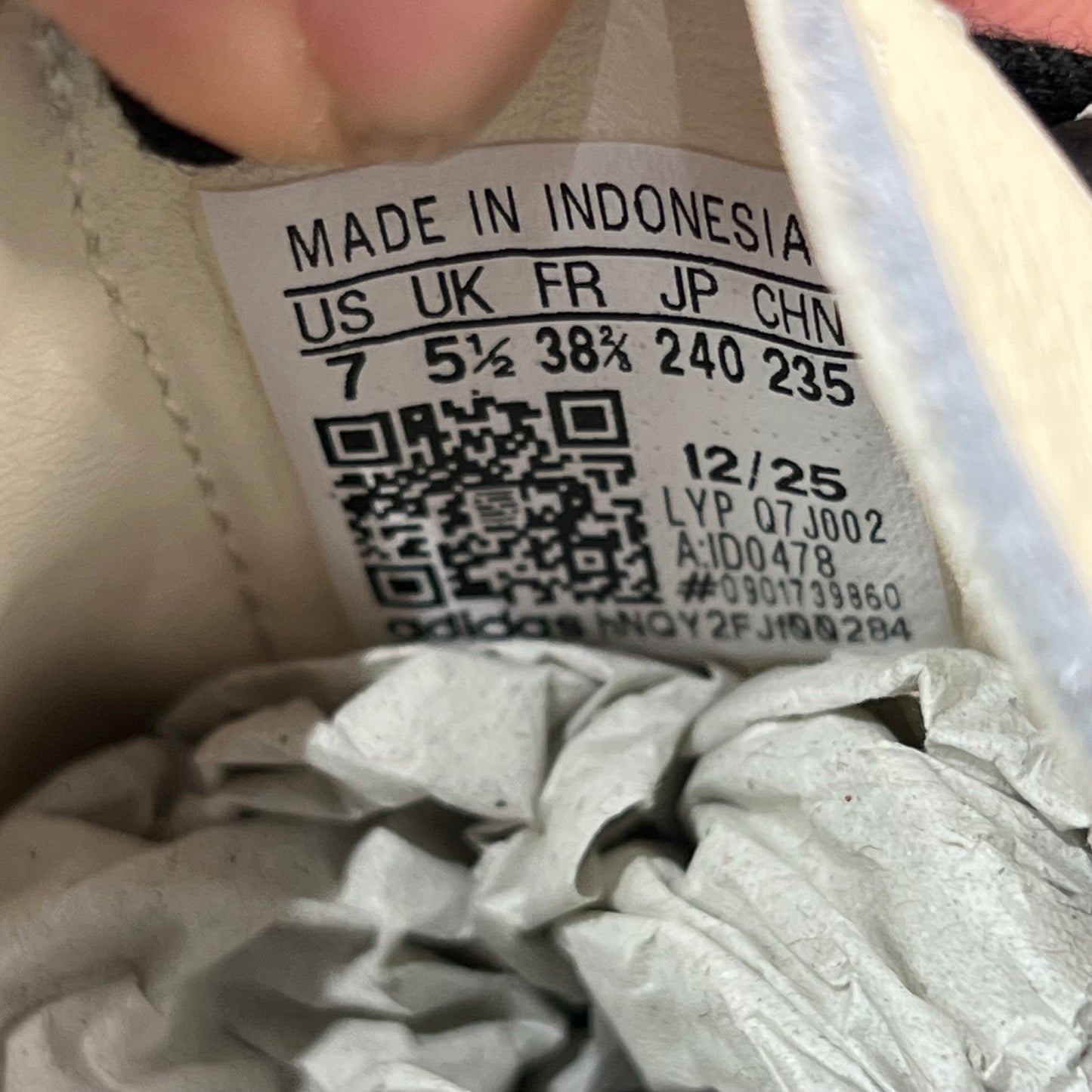 Adidas Samba Cream White Sand (2024) Size 6M/7W NEW s22509