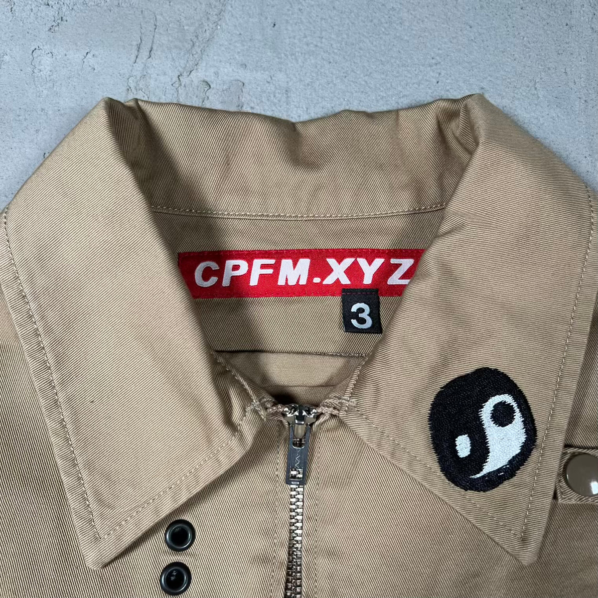 Cactus Plant Flea Market CPFM Knowledge Brown Work Jacket (2021) Size 3 XL USED x18884