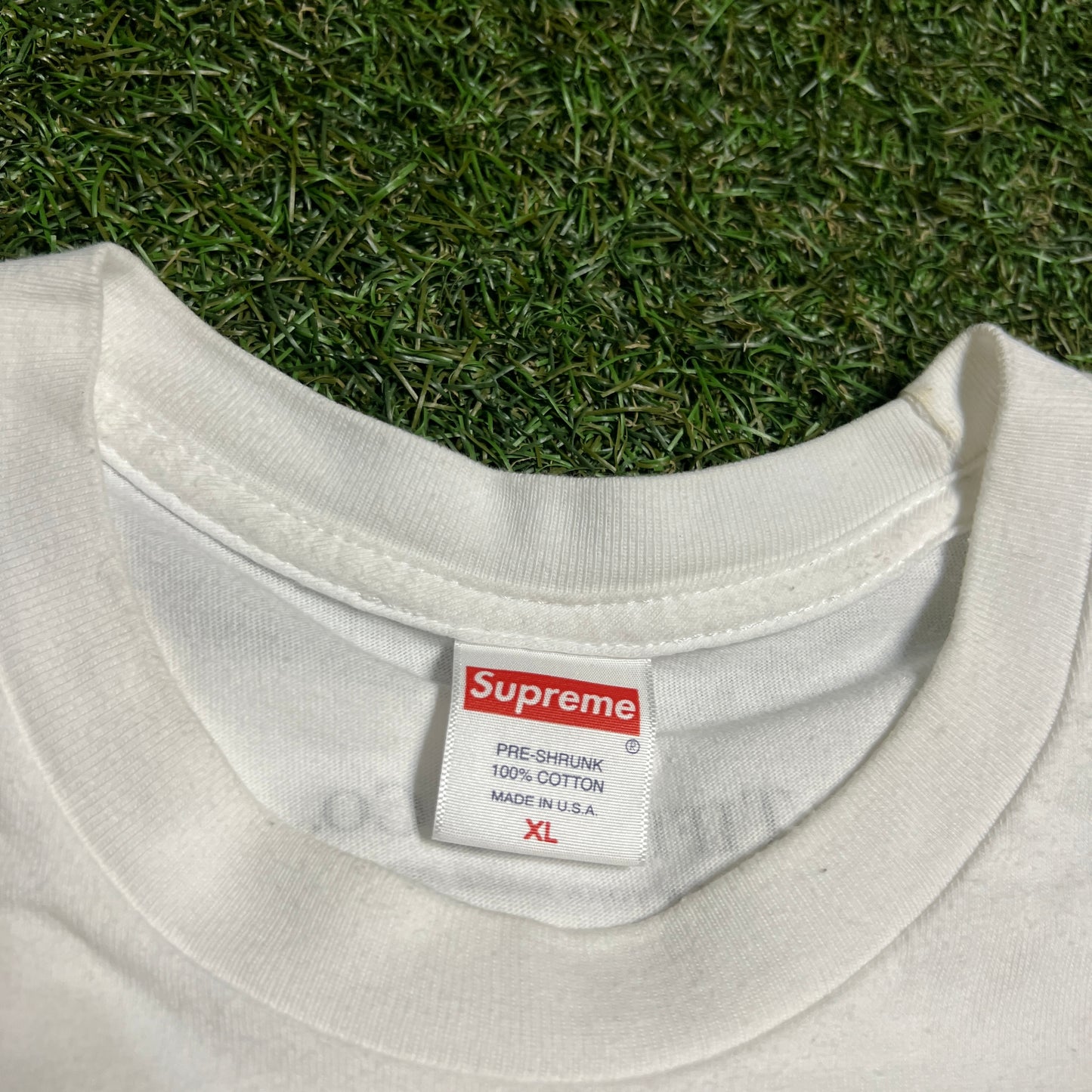 Supreme Tiffany Box Logo White Tee Size XL USED x13531