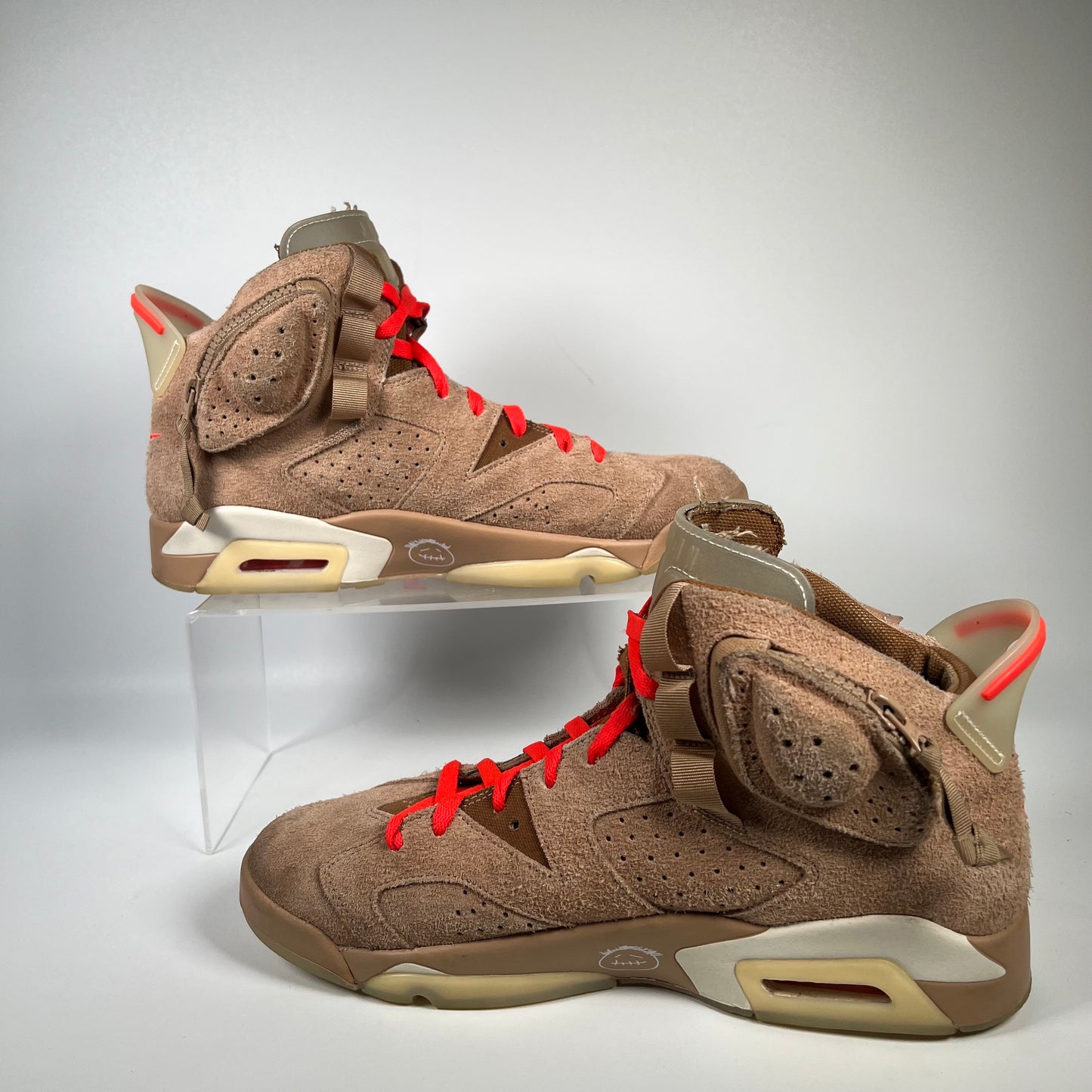 Jordan 6 Travis Scott Khaki Size 11 USED s17914