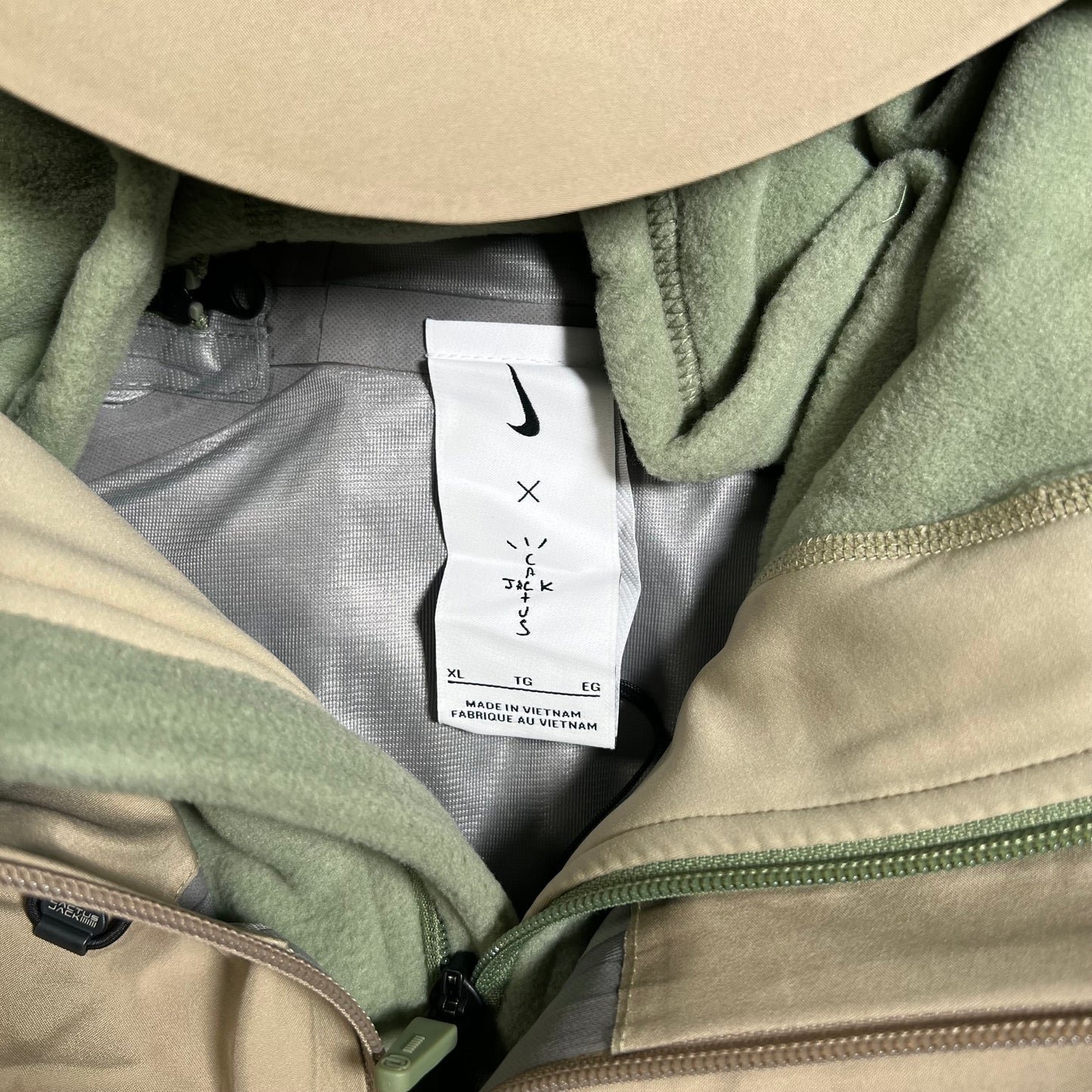Nike Travis Scott Cactus NPG BH Khaki Jacket Size XL NEW x16081