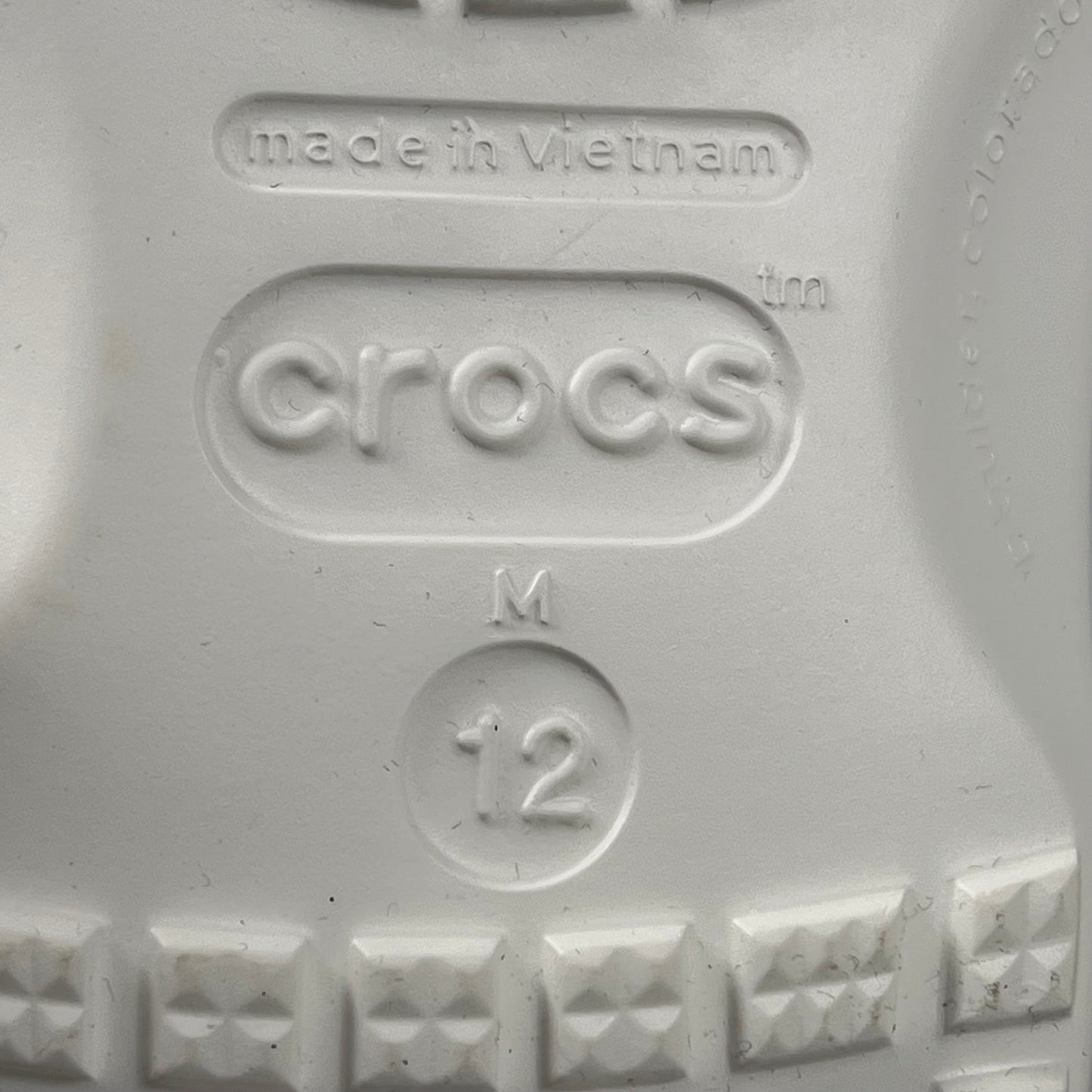 Crocs Palace White (2024) Size 12 NEW s20746
