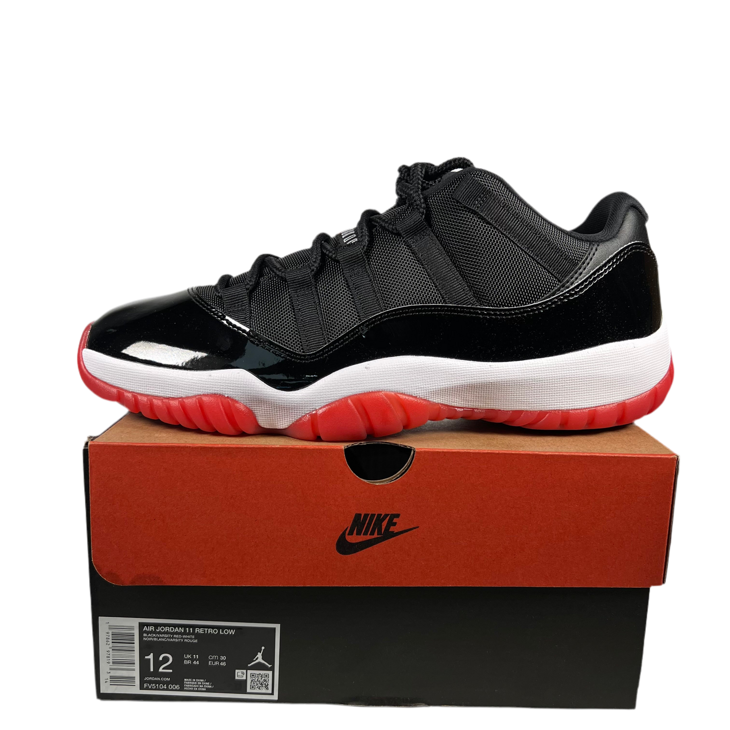 Jordan 11 Low Bred (2025) Size 12 NEW s18802