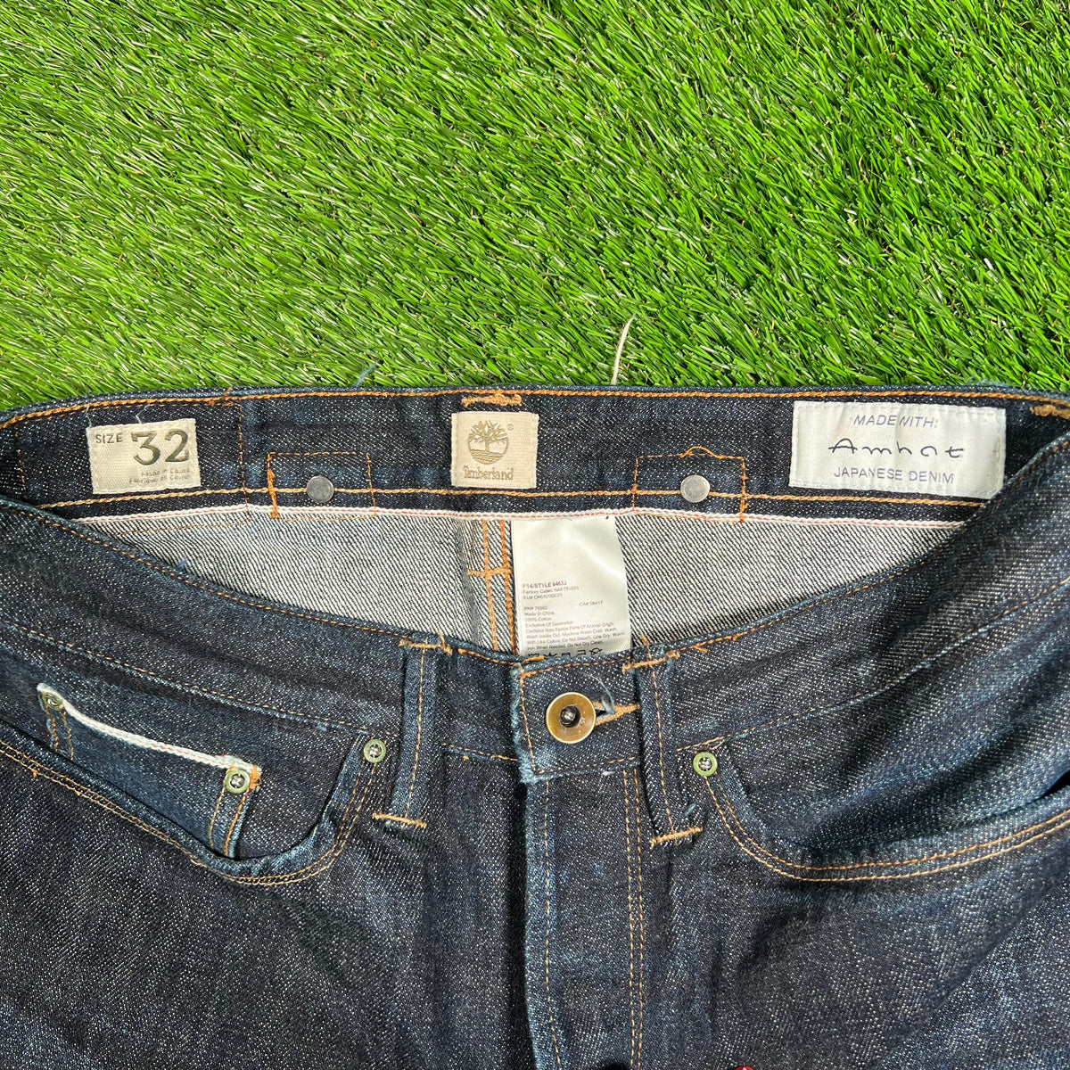 Timberland Amrat Selvedge Denim Size 32 USED v17777