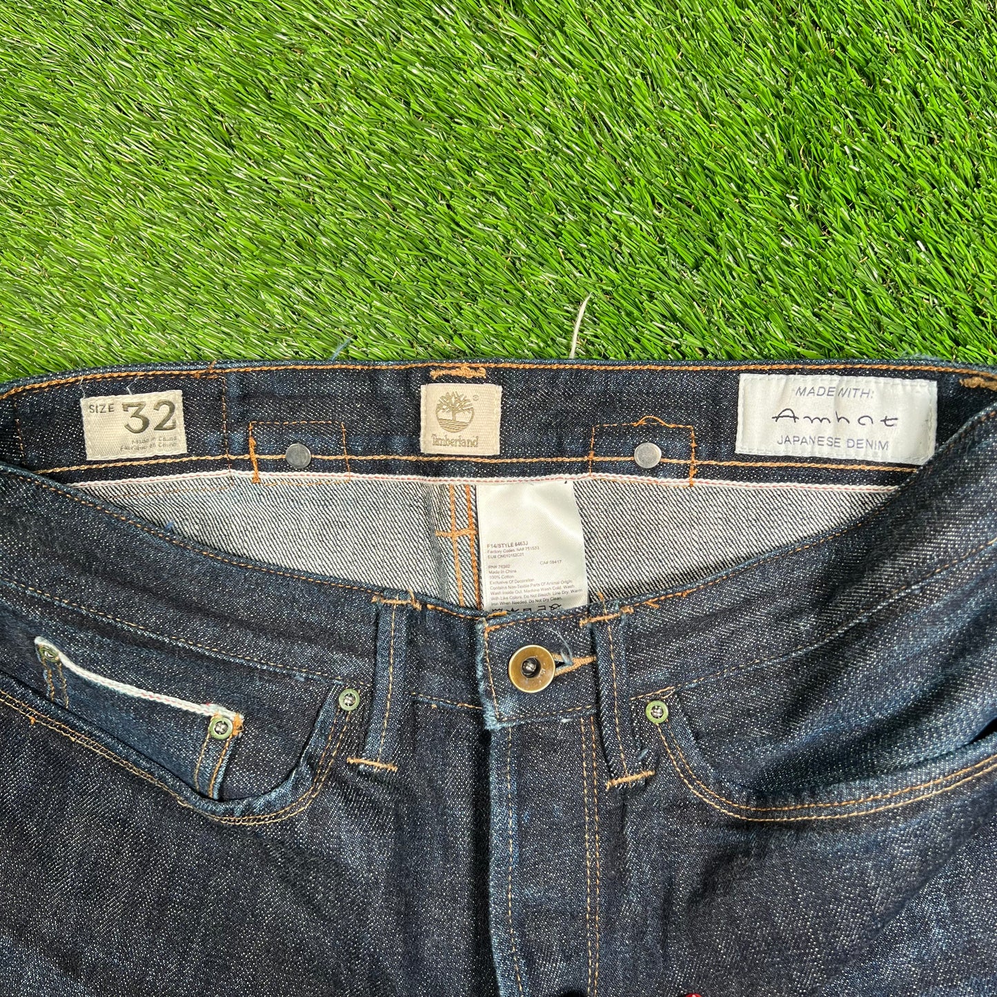 Timberland Amrat Selvedge Denim Size 32 USED v17777