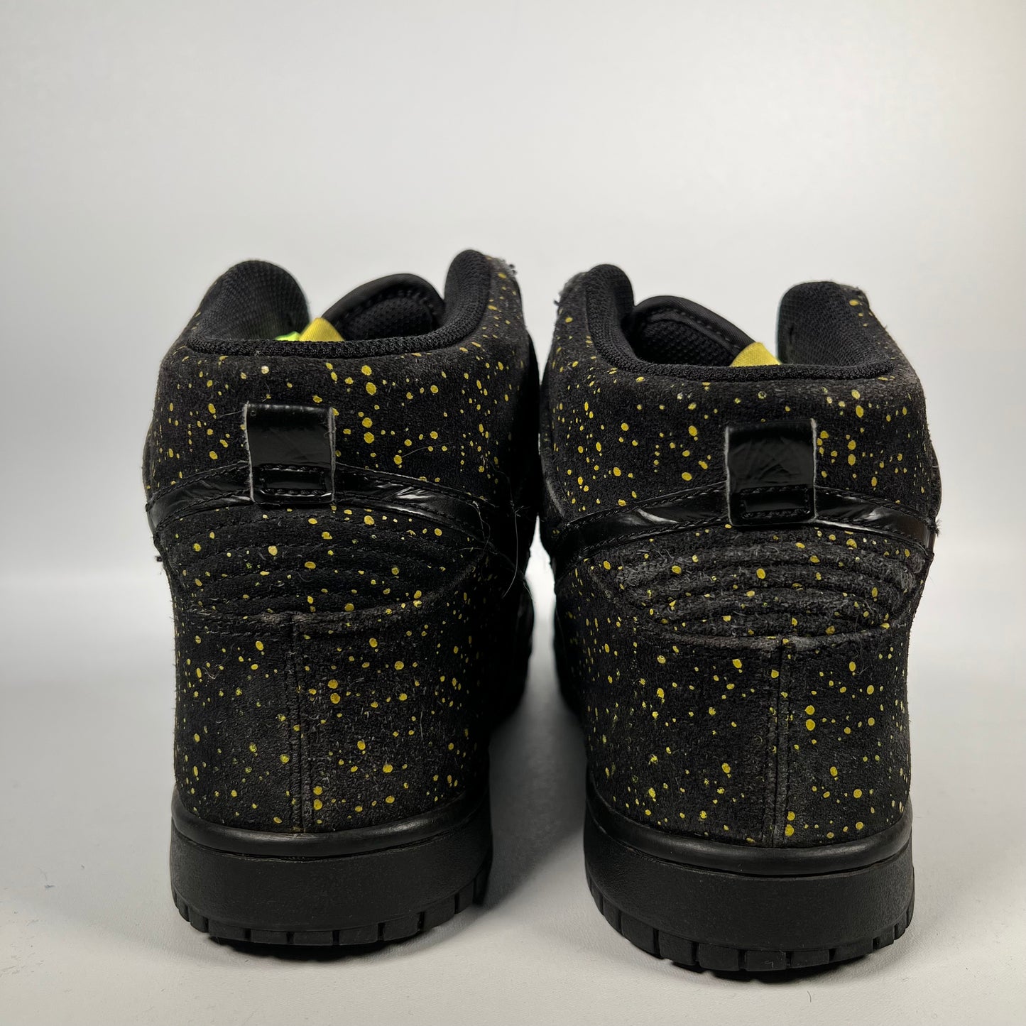 Nike Dunk High Yellow Splatter (2009) Size 8.5 USED s18760