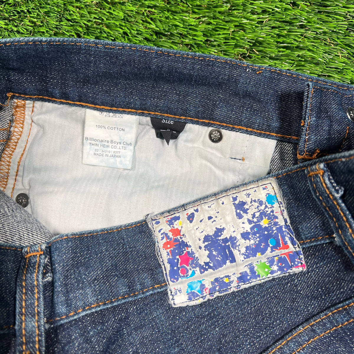 Billionaire Boys Club Ice Cream Running Dog Denim Size 32 USED x16210