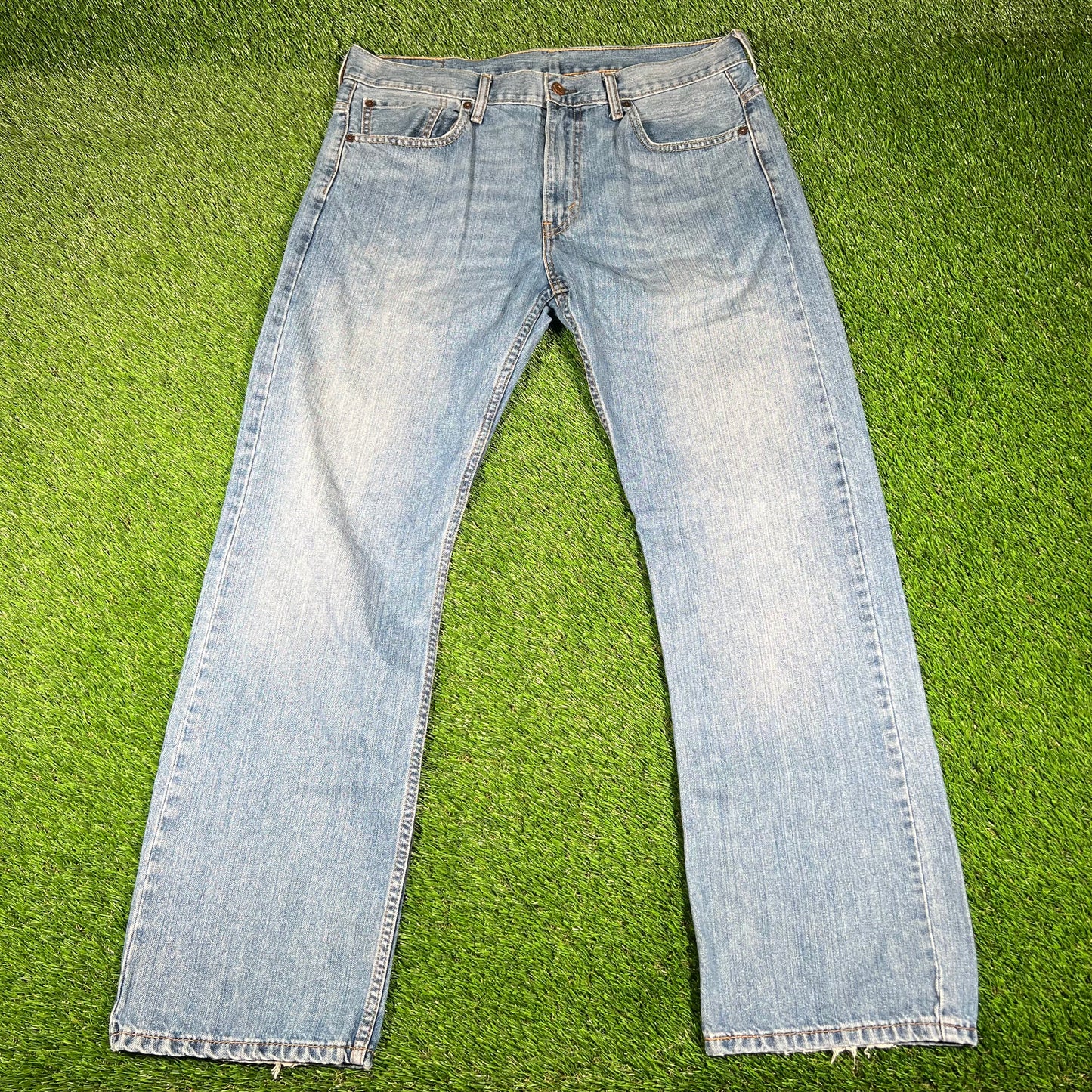 Levis 569 Blue Jeans Size 34x32 USED v16840