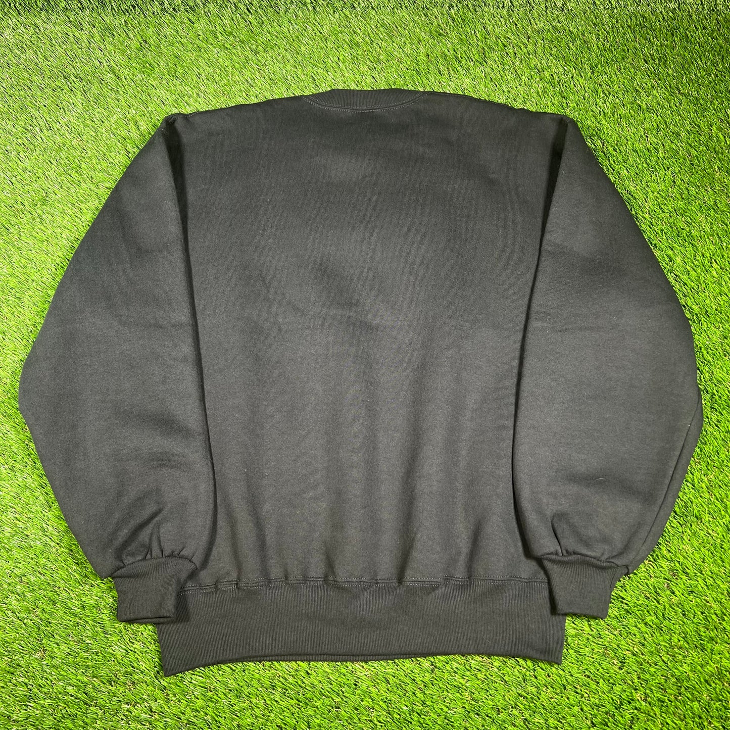 1990s Russell Athletic Blank Black Crewneck Size Large NEW v16550