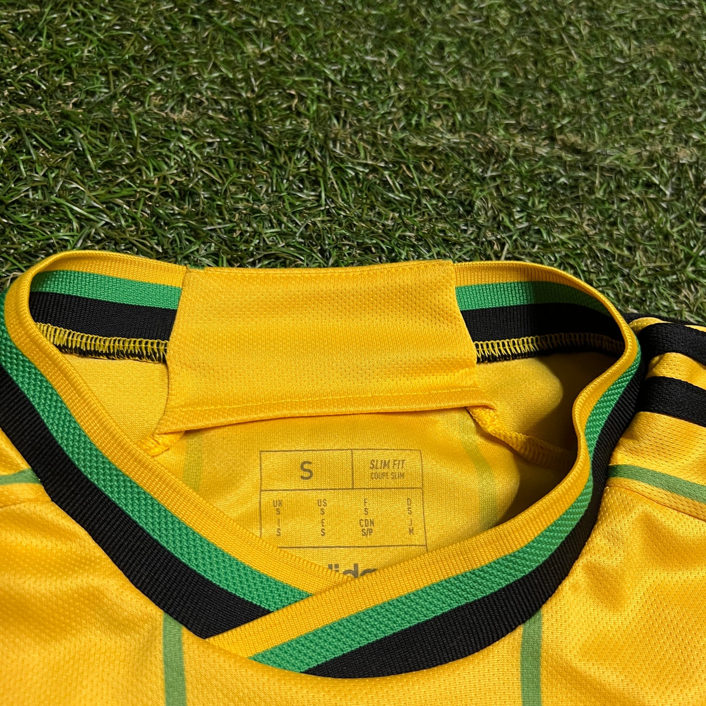 Wales Bonner X Adidas Jamaica Football Jersey Size Small USED x14212
