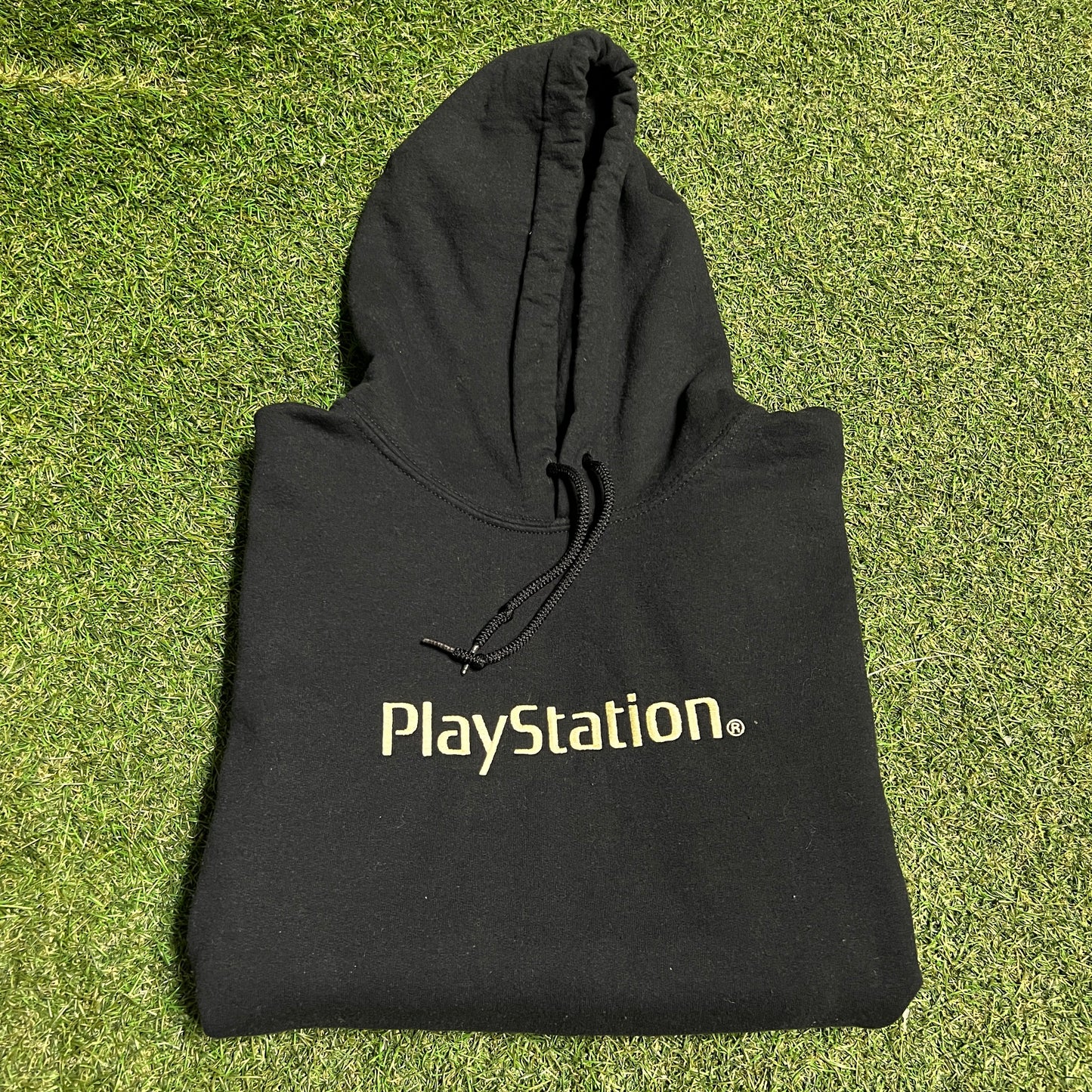 Cactus Jack Playstation Black Hoodie Size Medium USED x13806