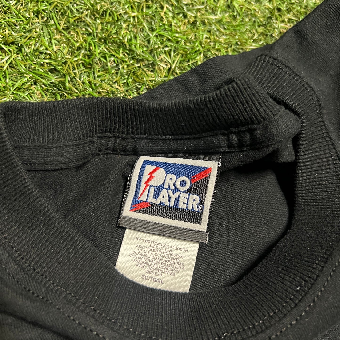 1990s Philadelphia Flyers Two Sticks Black Tee Size XL USED v16212
