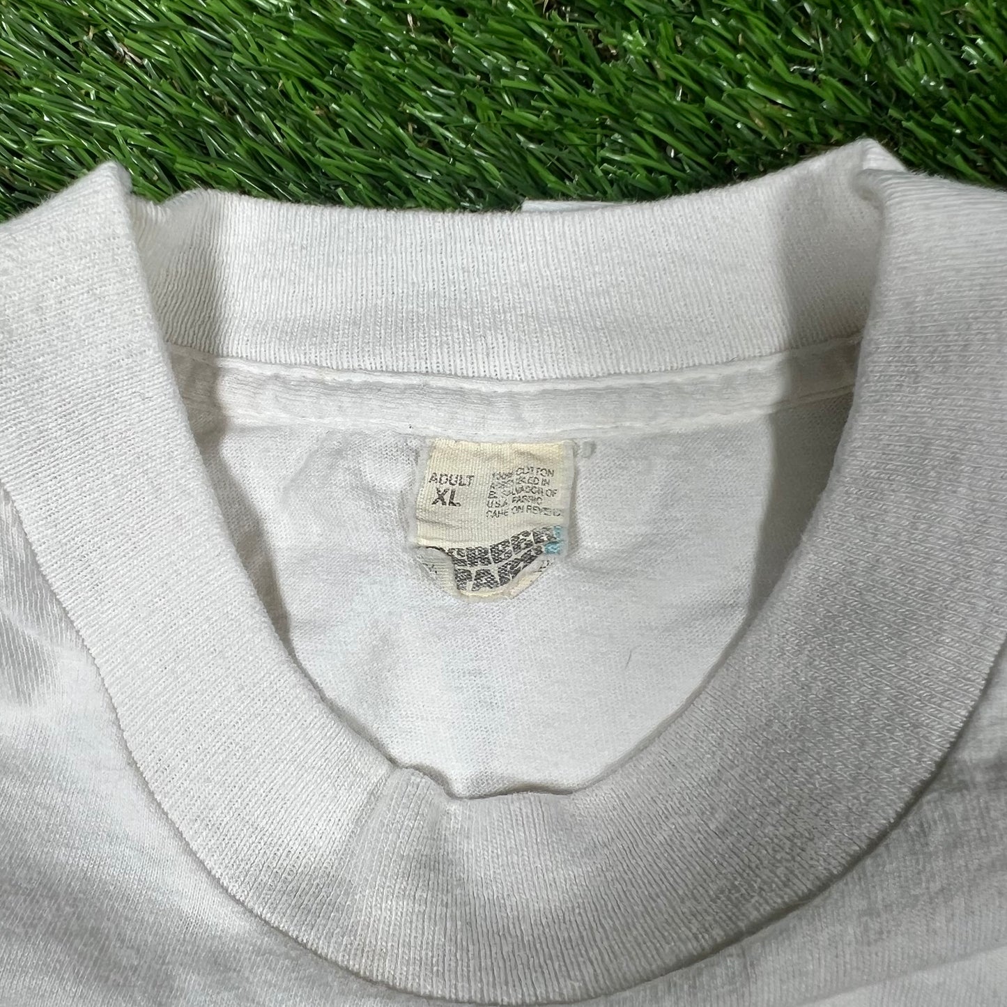 1996 New York Yankees White Championship Tee "The Dyansty Continues" Size XL USED v16993