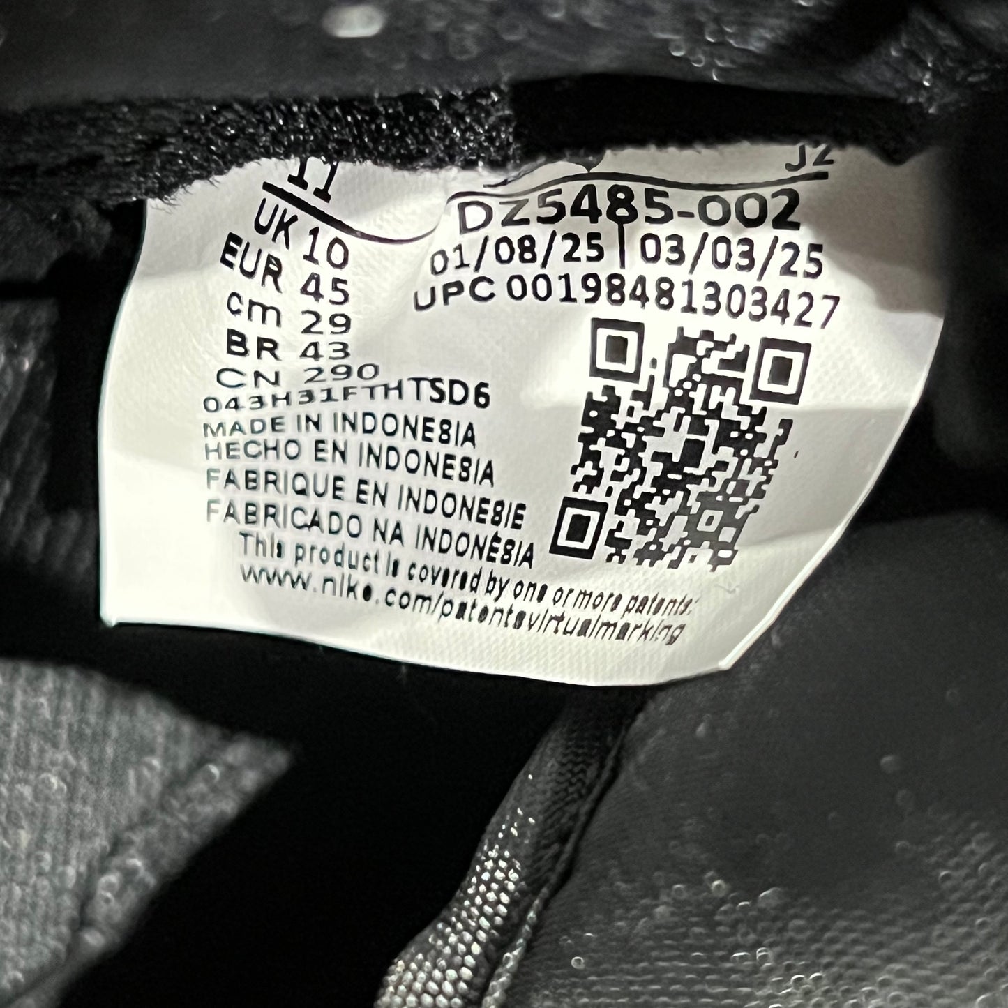 Jordan 1 High Self Expression (2025) Size 11 USED s19371