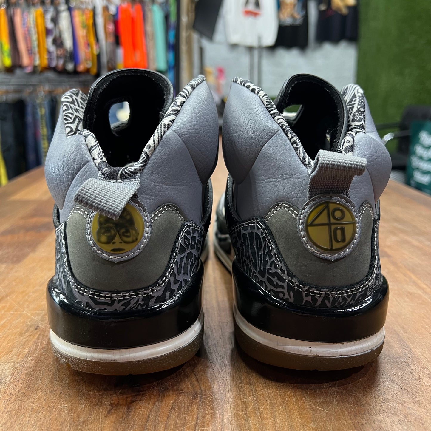Jordan Spizike Cool Grey 2010 Size 8 USED S17117