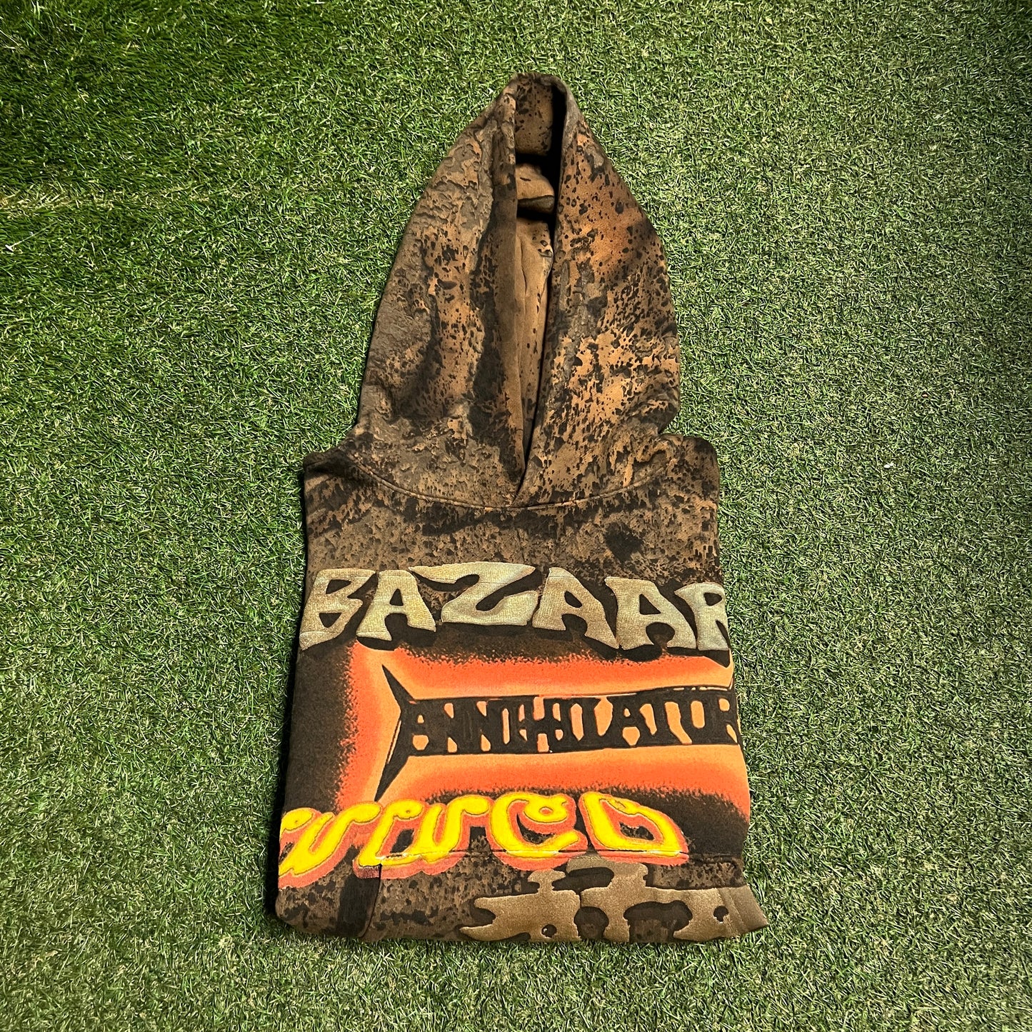 Travis Scott CPFM Complexcon Brown Hoodie Size Small USED x13304