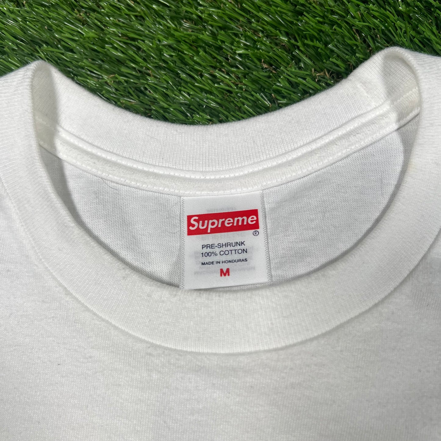 Supreme Playboi Carti White Tee Size Medium USED x14862